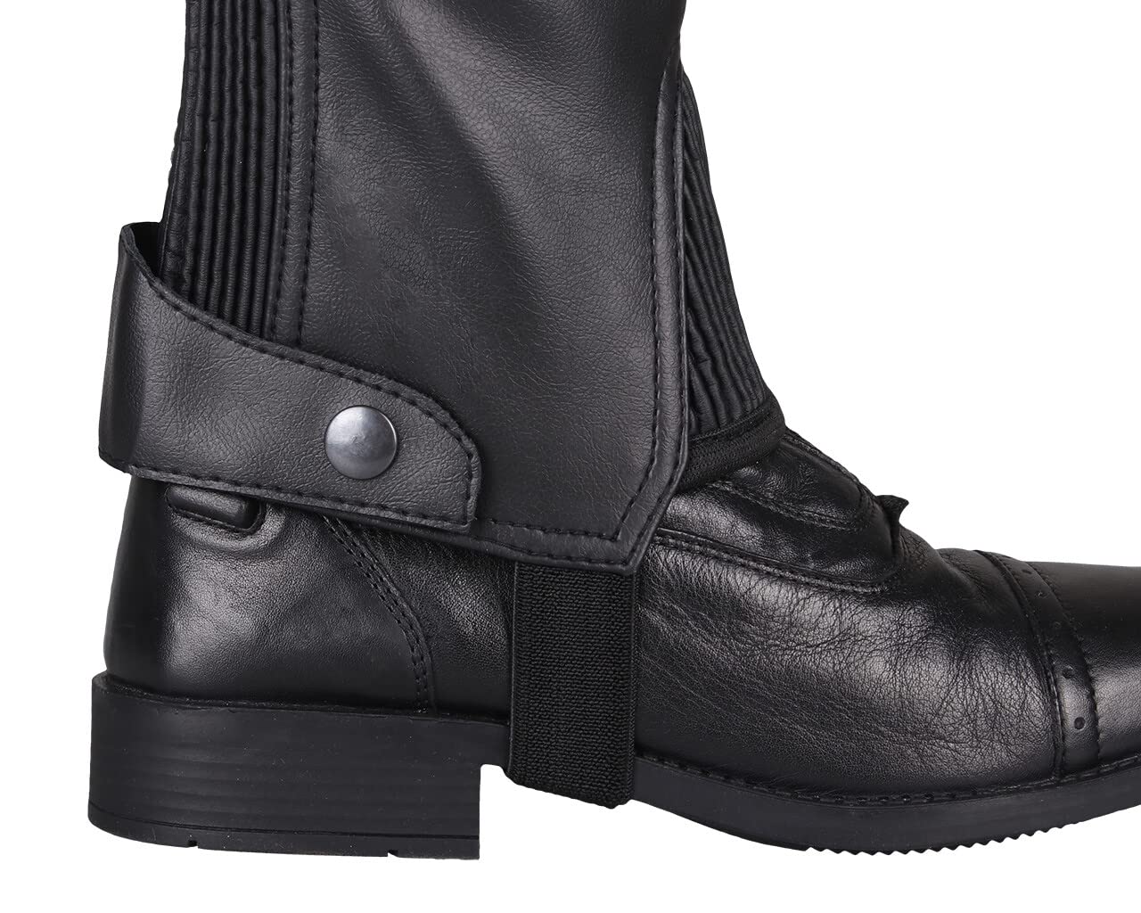 QHP Chaps Shimmer Junior Negro Brillo