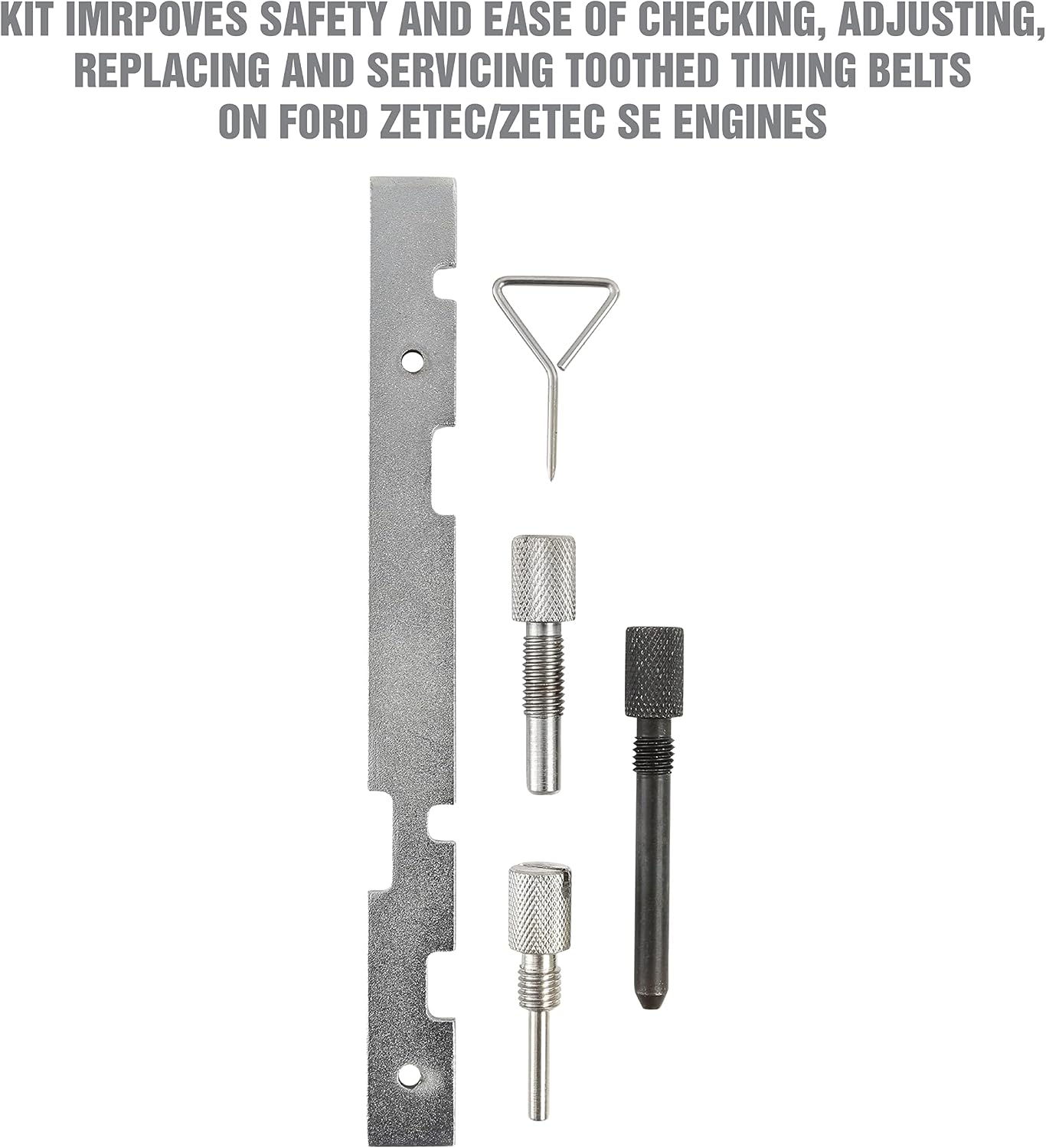 OEMTOOLS 27401 Engine Timing Tool Set for Ford Zetec/Zetec SE, Safely and Easily Lock Camshafts and Crankshafts for Timing Service