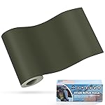 OAZ 3.9 x 63 inch Nylon Repair Patches Nylon Fabric Patch Self-Adhesive Fabric Repair Tape Waterproof Lightweight Outdoor Gear Patch Kit for Down Jacket Clothing Tent Bag (Army Green)