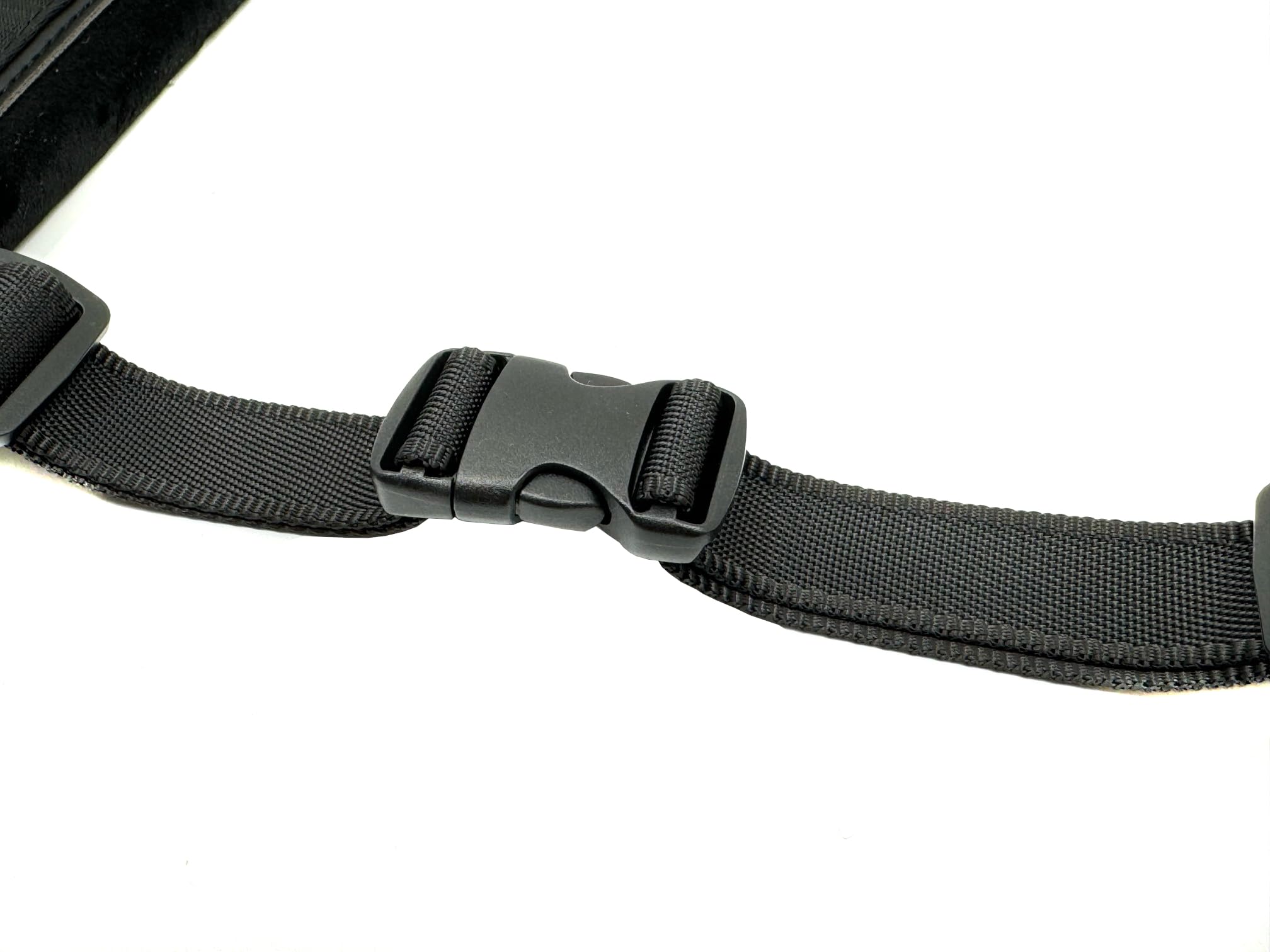 Bandoulière en nylon et velours pour accordéon - Sangle de transport flexible réglable - Largeur : 6 cm - Épaisseur : 1 cm, Noir , 6cm Breit