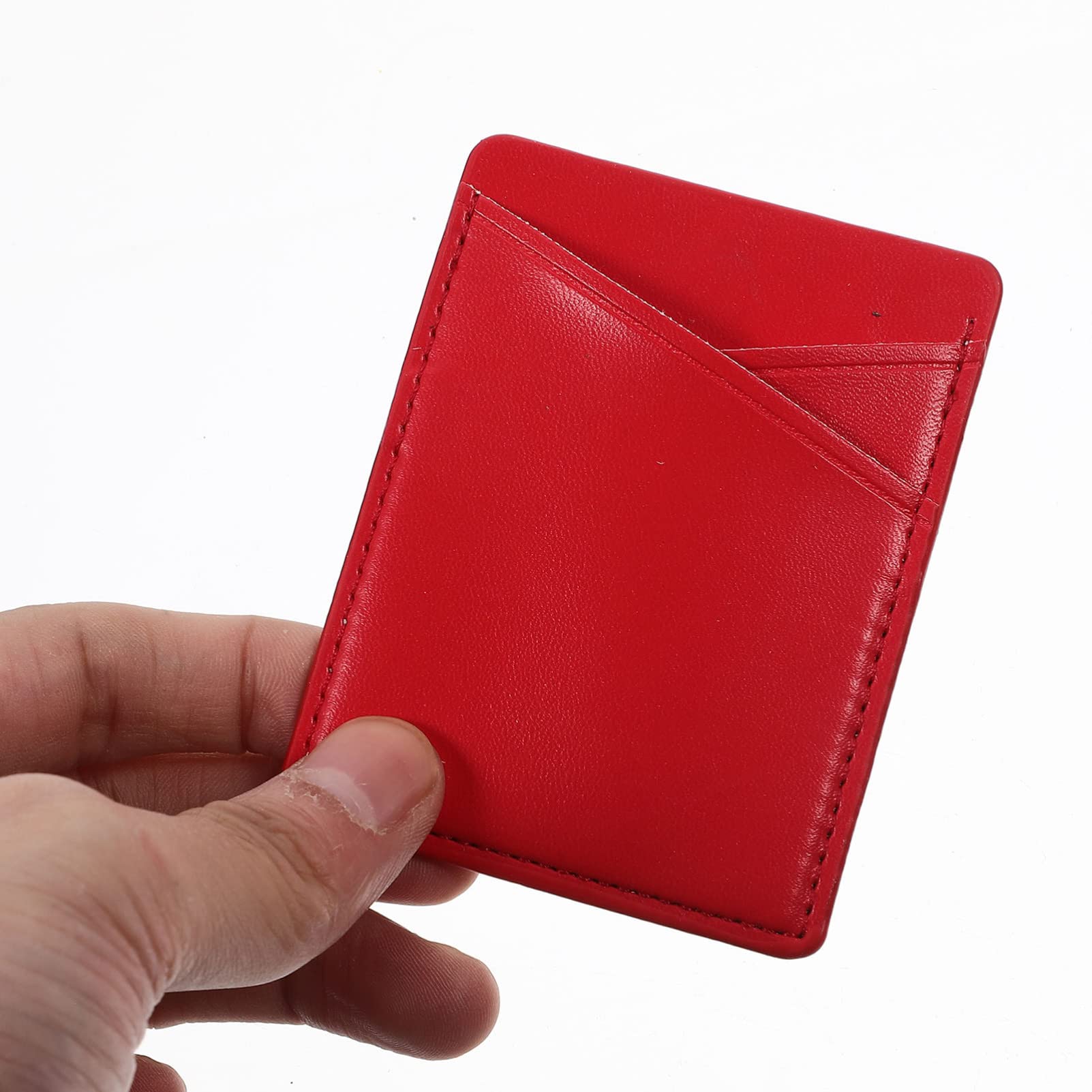 Artibetter 10pezzi Supporto Per Smartphone Pu Porta Tessere Adesivo Per Cellulare Design Ultra Sottile e Antiscivolo Per Carte Di Identità e Credito