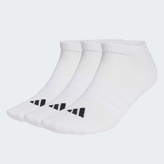 adidas Unisex Cushioned Essentials Low Cut Socks 3 Pair Pack Socks