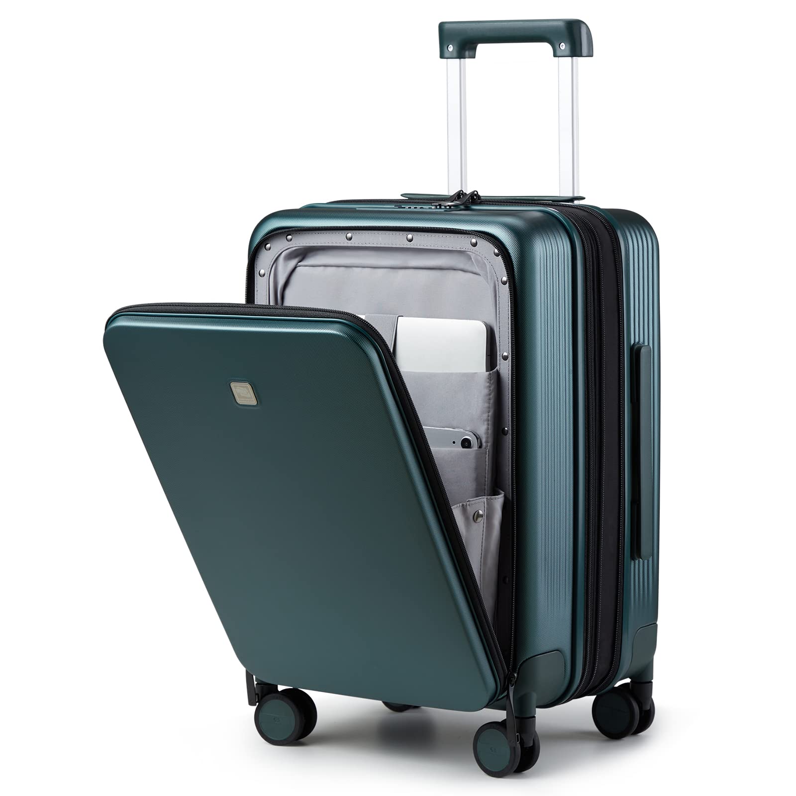 Hanke 20 Inch Expandable Carry On Luggage Hard Shell Suitcases with