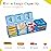ZVZM Weekly Pill Organizer 4 Times a Day, Large Medicine Organizer, Pill Box 7 Day 28 Compartment, Portable Travel Pill Container Case for Vitamin and Supplement (Color)