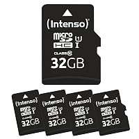 Intenso Scheda microSD Premium Multipack, 5 x 32 GB