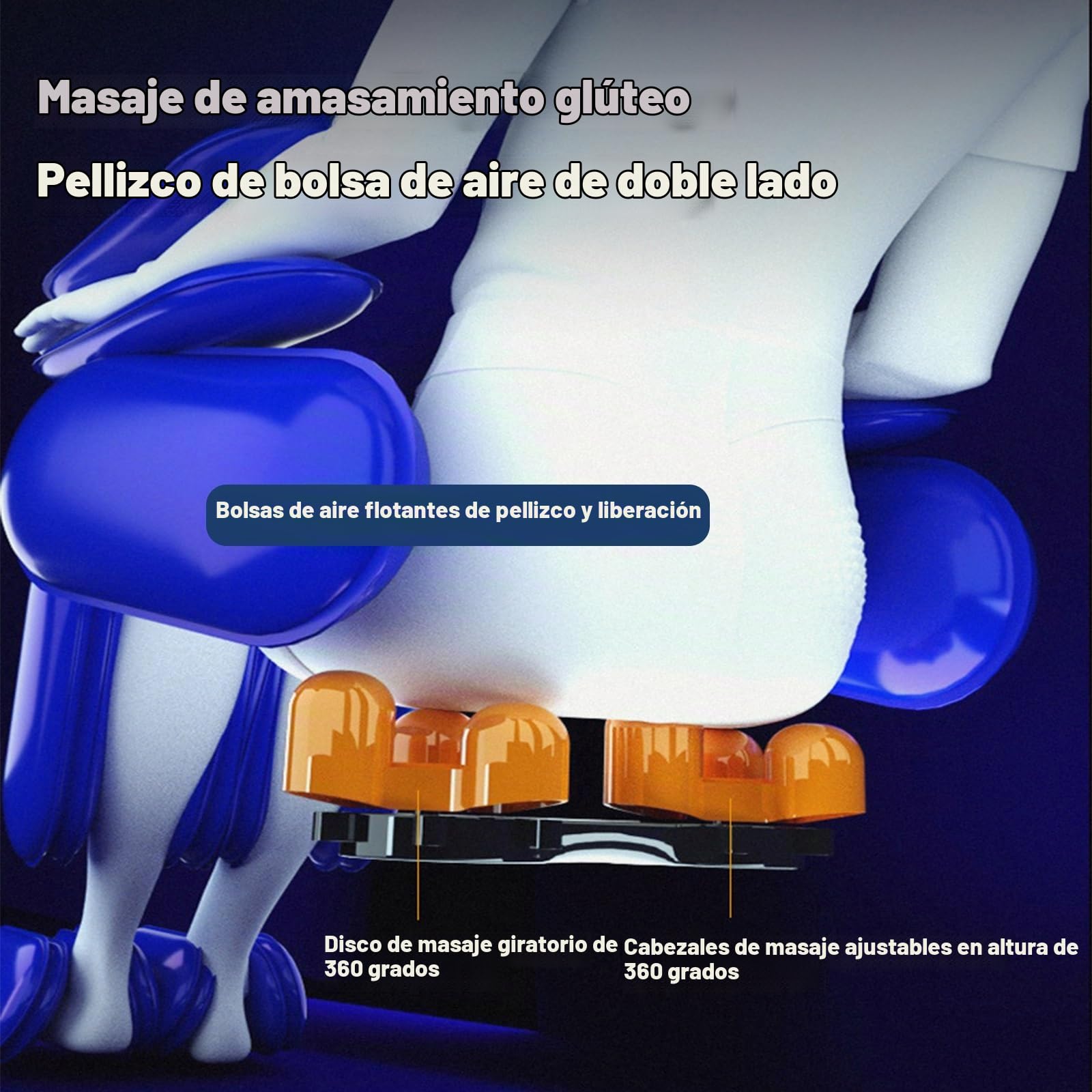 Sillón De Masaje 4D para Todo El Cuerpo, SL-Titan Pro, con Escaneo Corporal, Estiramientos Tailandeses, Terapia De Calor Y De Audio Bluetooth.