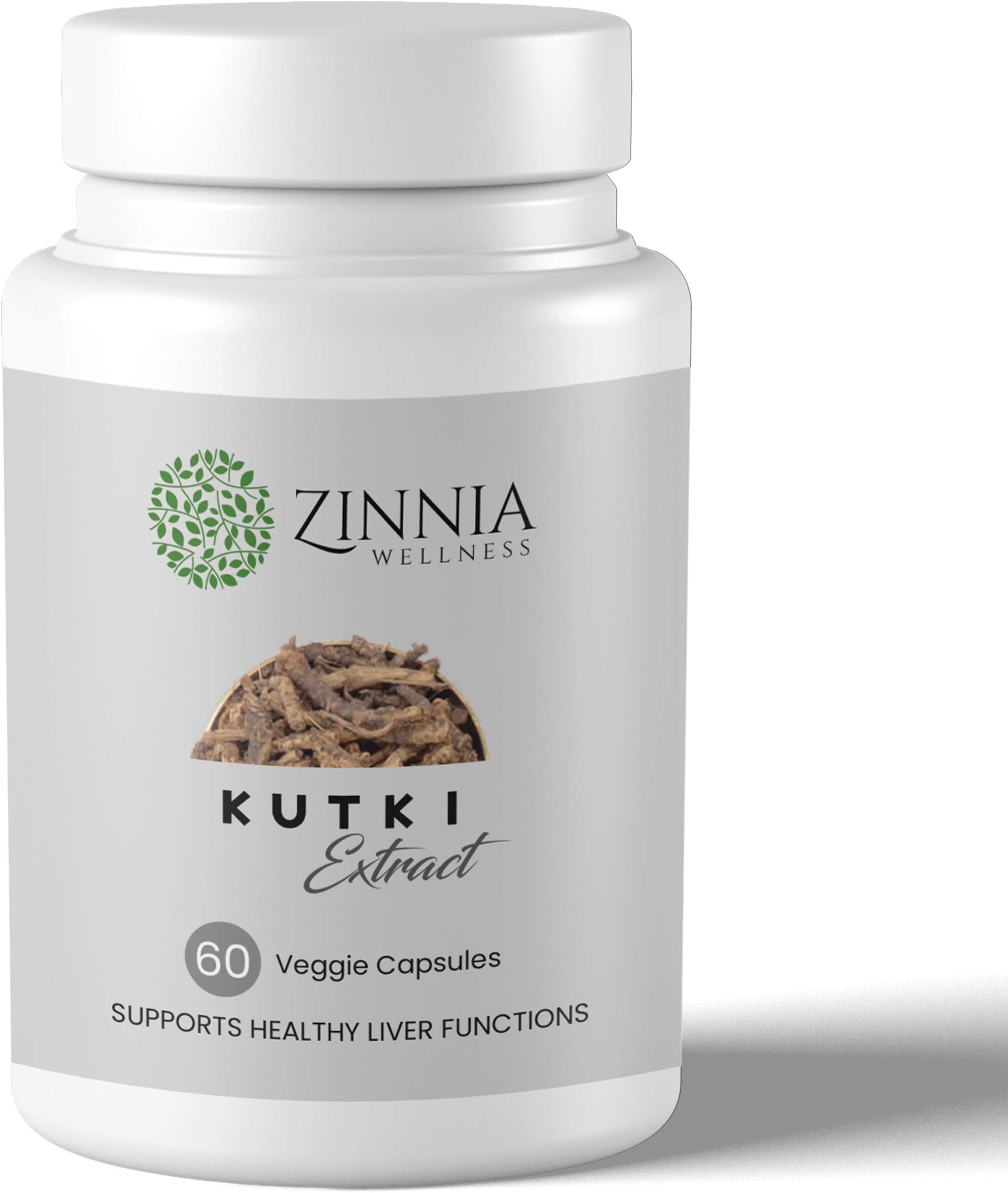 Zinnia Kutki Extract for Healthy Liver Function - 60 veggie capsules