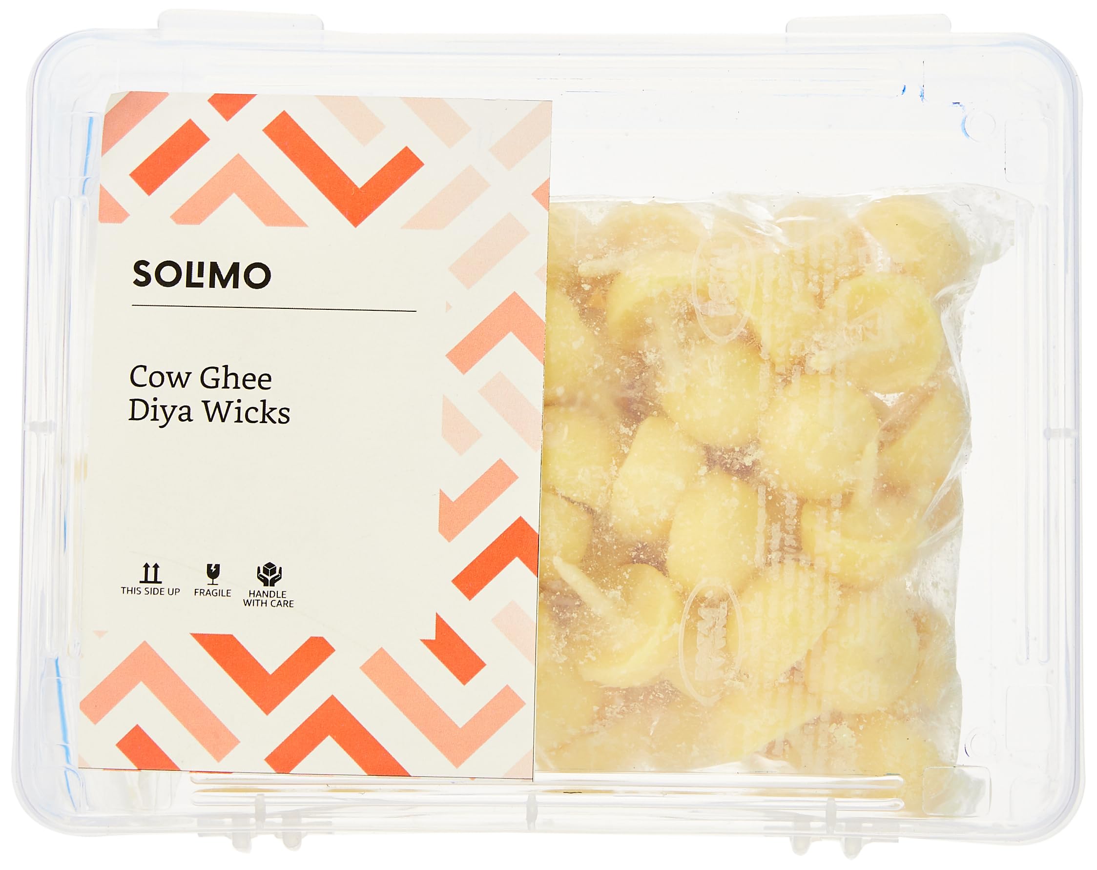 Solimo Cow Ghee Diya Wicks| 100 Pieces | 30-Minute Burning Time (B0D6788WNC) Amazon Price History, Amazon Price Tracker