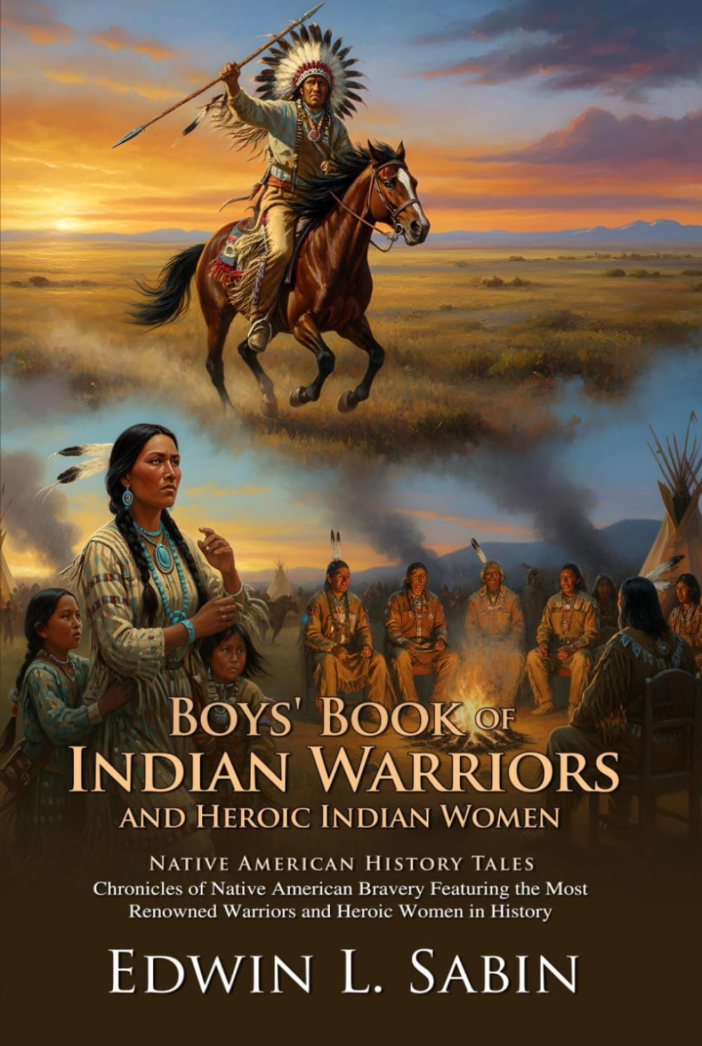 Boys' Book of Indian Warriors and Heroic Indian Women: Legendary Chiefs and Maidens: Great Native American Heroic Chronicles - Illustrated with Biography and Commentary