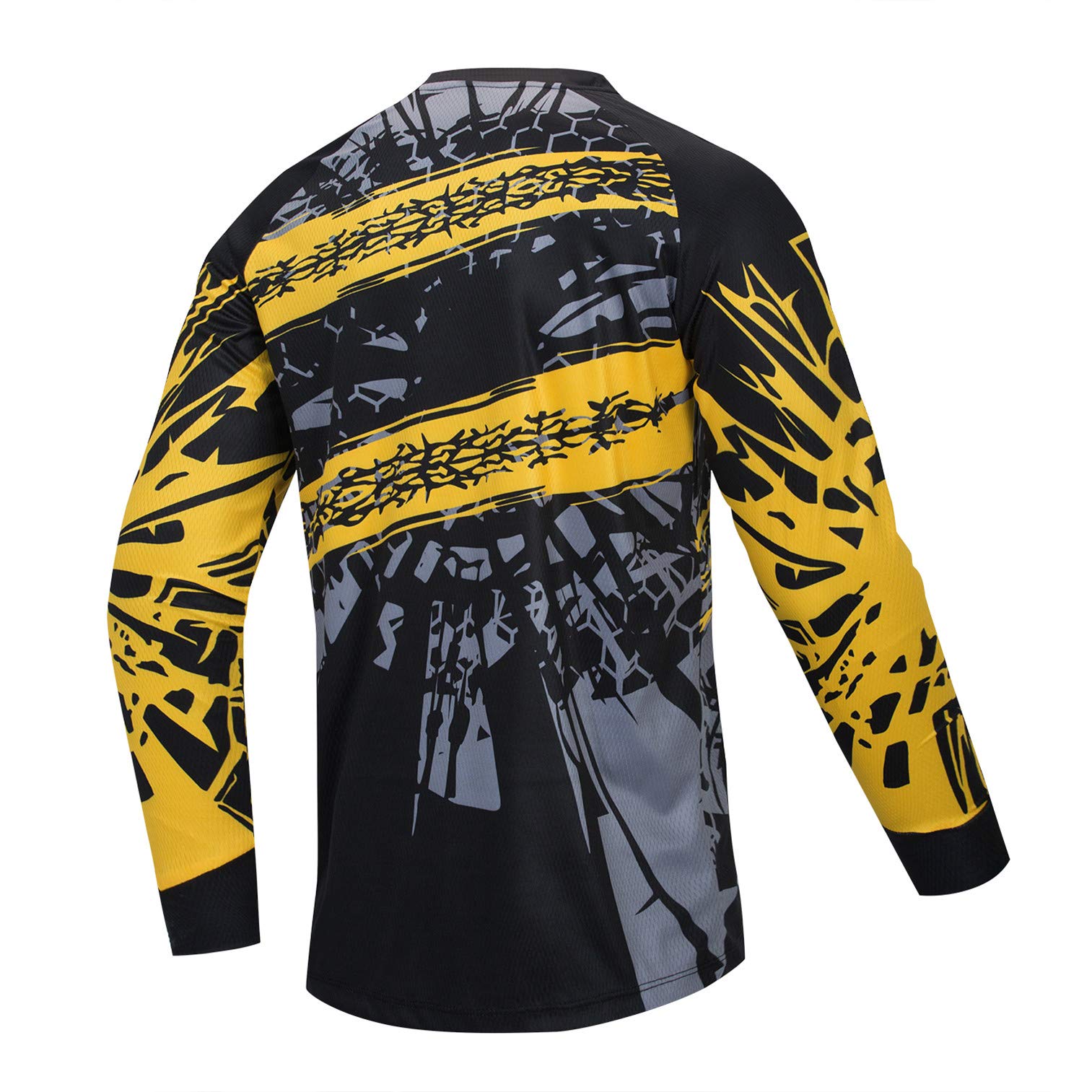 WeimoMonkey Cycling Jersey Men Long Sleeve MTB T-Shirt Mountain Bike Motocross Jersey