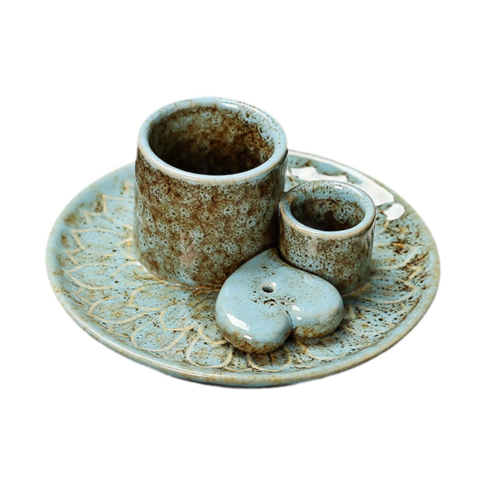 Zanthicia Chic Palo Holder Burner Unique Incense Holder Elegant Ceramic