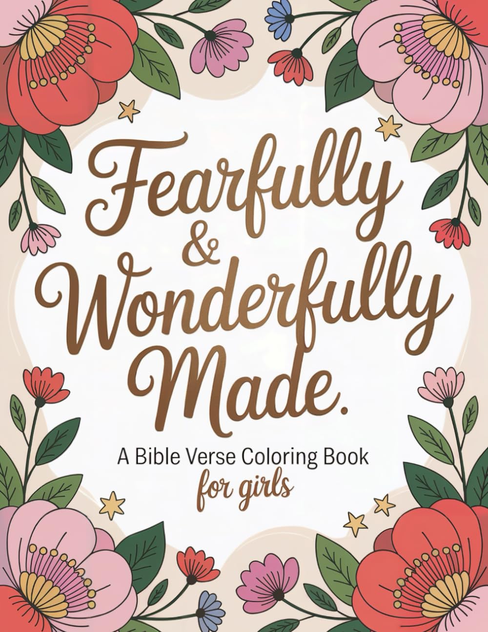 Fearfully & Wonderfully Made: A Bible Verse Coloring Book for Girls