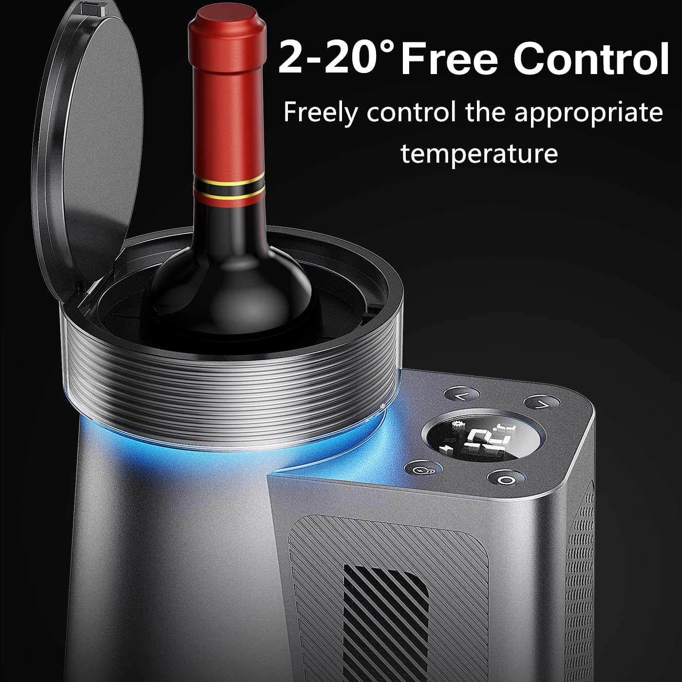 電動ワインクーラー　冷酒クーラー Amazon | 高級電動ワインチラー ギフトボックス&注ぎ口付き