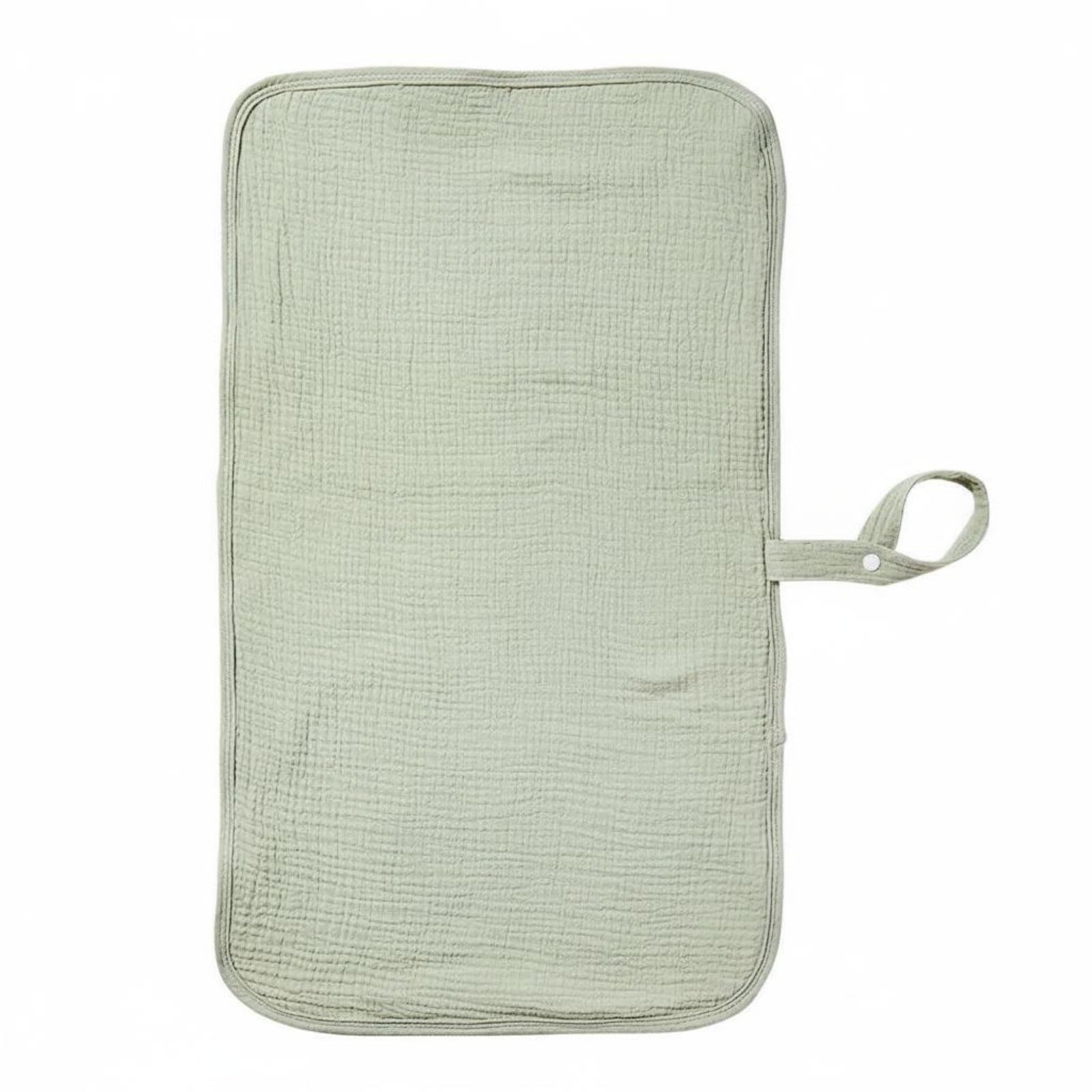 Highly Absorbent Waterproof Diaper Mat Skin-Friendly Cotton Baby Pee Pad Breathable Portable Diaper Mat Leak-Proof for Newborns, Infants, On-The-Go, Matcha-image-41