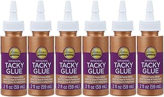 Aleene's Original 6-Pack, America's Favorite Tacky Glue, 2 FL OZ - 6 Pac...