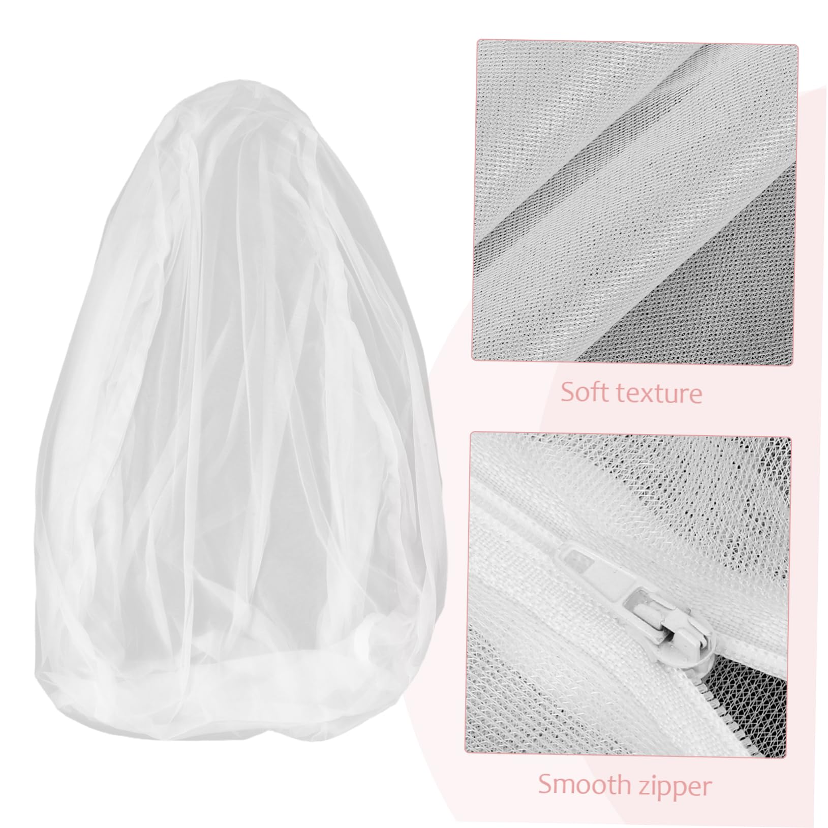 BESTYASH Sitzsack Bezug aus Weichem Netzstoff Sanft zur Haut und Reißfest als Ersatzhülle für Lazy Sofa oder Bequeme Sofas ohne Füllung