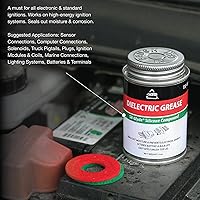 Vista 6 de AGS Soluciones Automotrices Compuesto de Grasa Dieléctrica de Silicona en Lata con Cepillo para Todos los Componentes y Conectores Eléctricos, 4oz