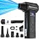 Compressed Air Duster-180000RPM Super Power Electric Air Duster, 4-Gear Adjustable Mini Blower with Type-C Fast Charging, Dus