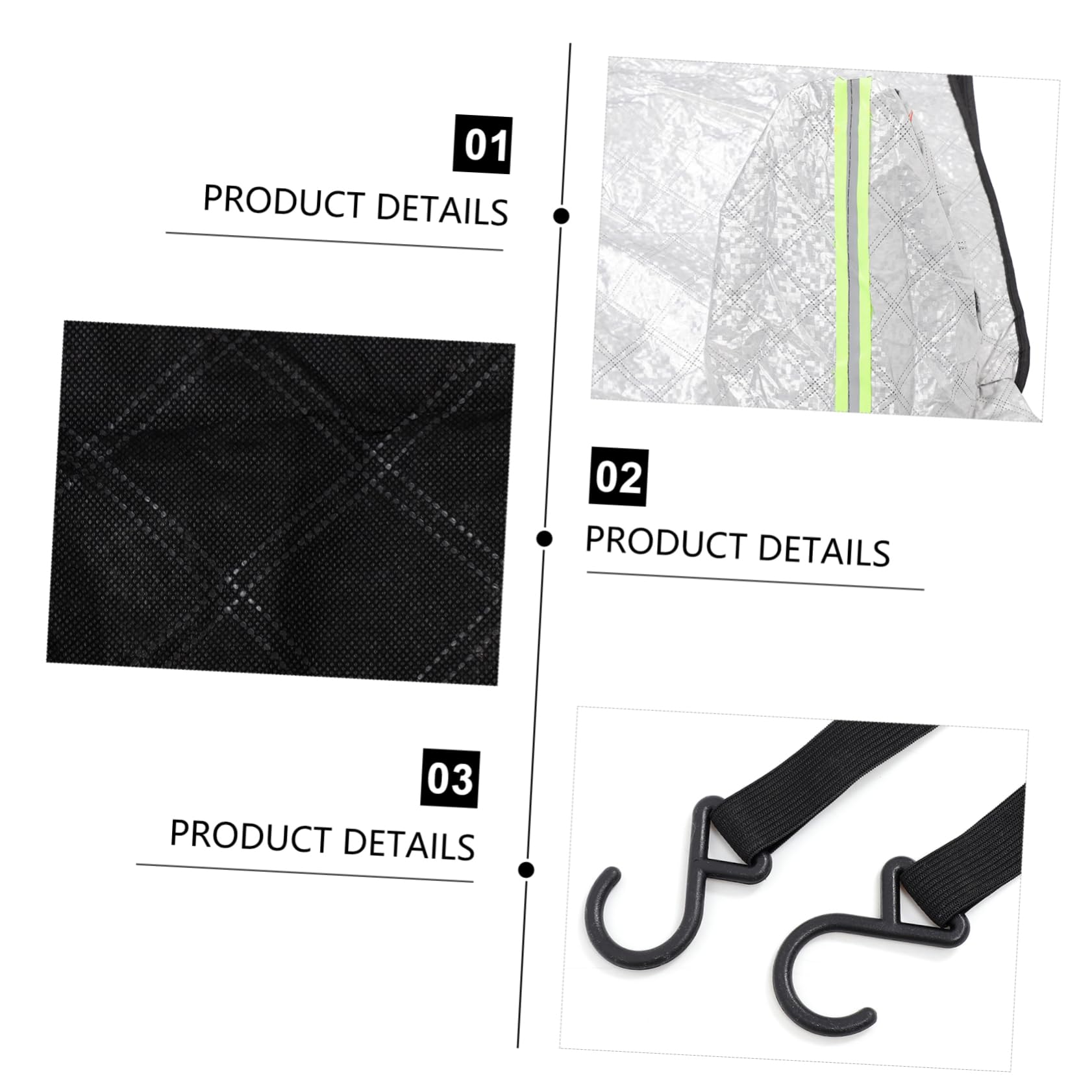Couverture De Pare-brise Hiver Protection Anti-neige Et Gel Pour Voiture Housse Isolante Réversible Facile à Installer Compatible Avec Tous Les Véhicules