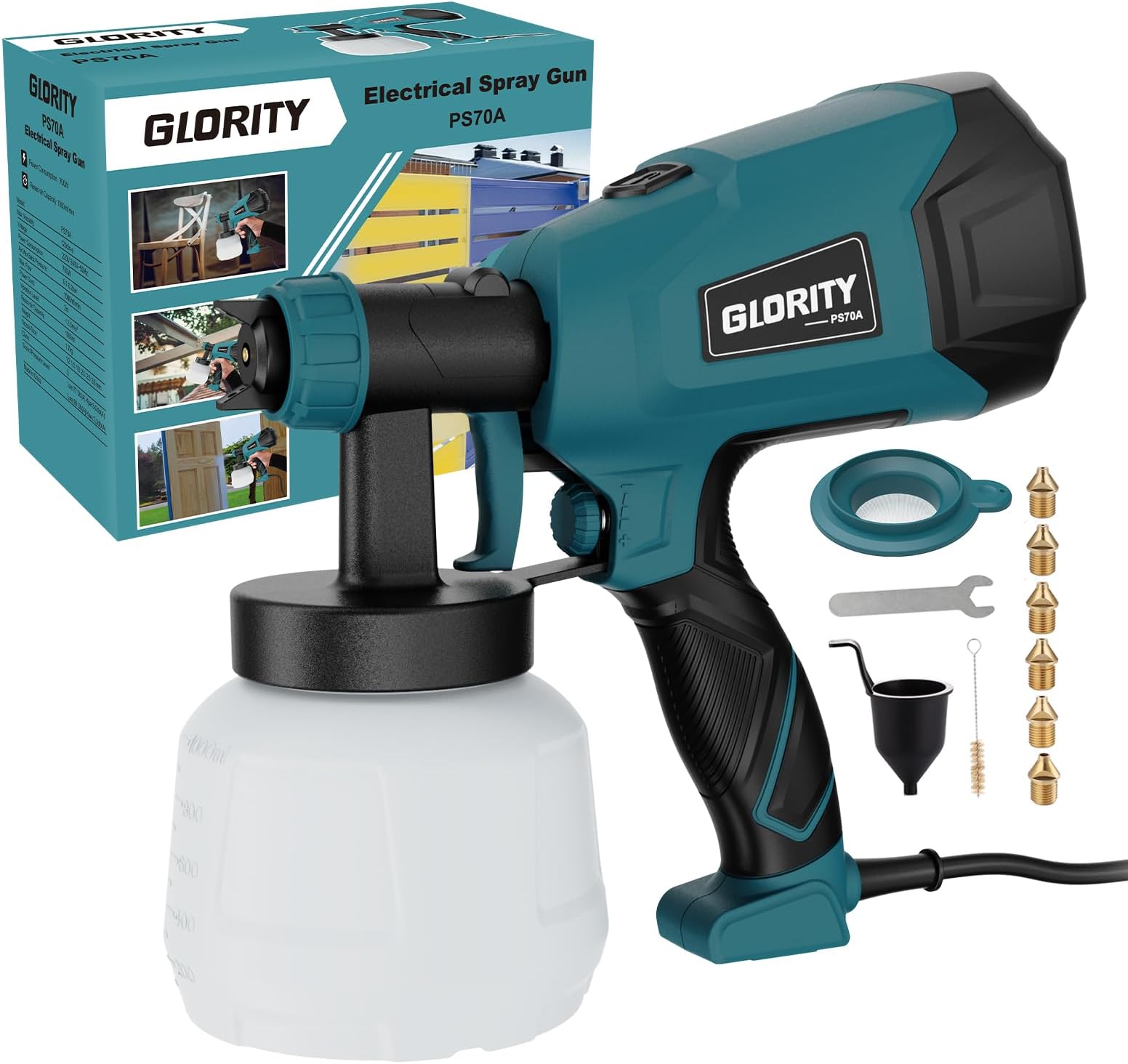 Pistola Sabbiatrice Ad Aria Compressa Con 2kg Sabbia - Kit Per Rimozione Ruggine E Vernice - Foto 7