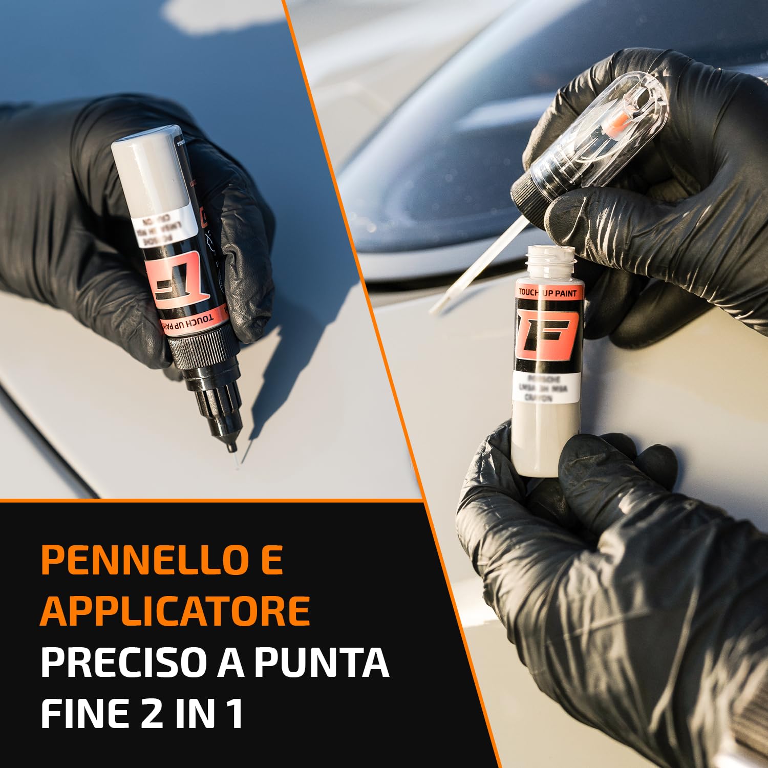 FIRANTO Lackstift Autolack Reparaturset für Seat LW5N Azul Alor - 3-in-1 Autolack Kratzer Reparaturstift 15ml Grundierung, Klarlack