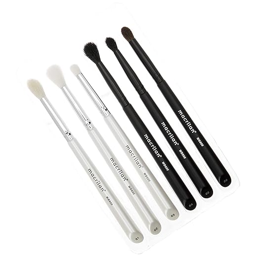Macrilan Kit Com 6 Pincéis Profissionais Para Esfumar - Wb800