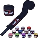 DEFY Professional 180 Inch Hand Wraps for Boxing Muay Thai MMA Elastic Bandages for Men & Women -Pair