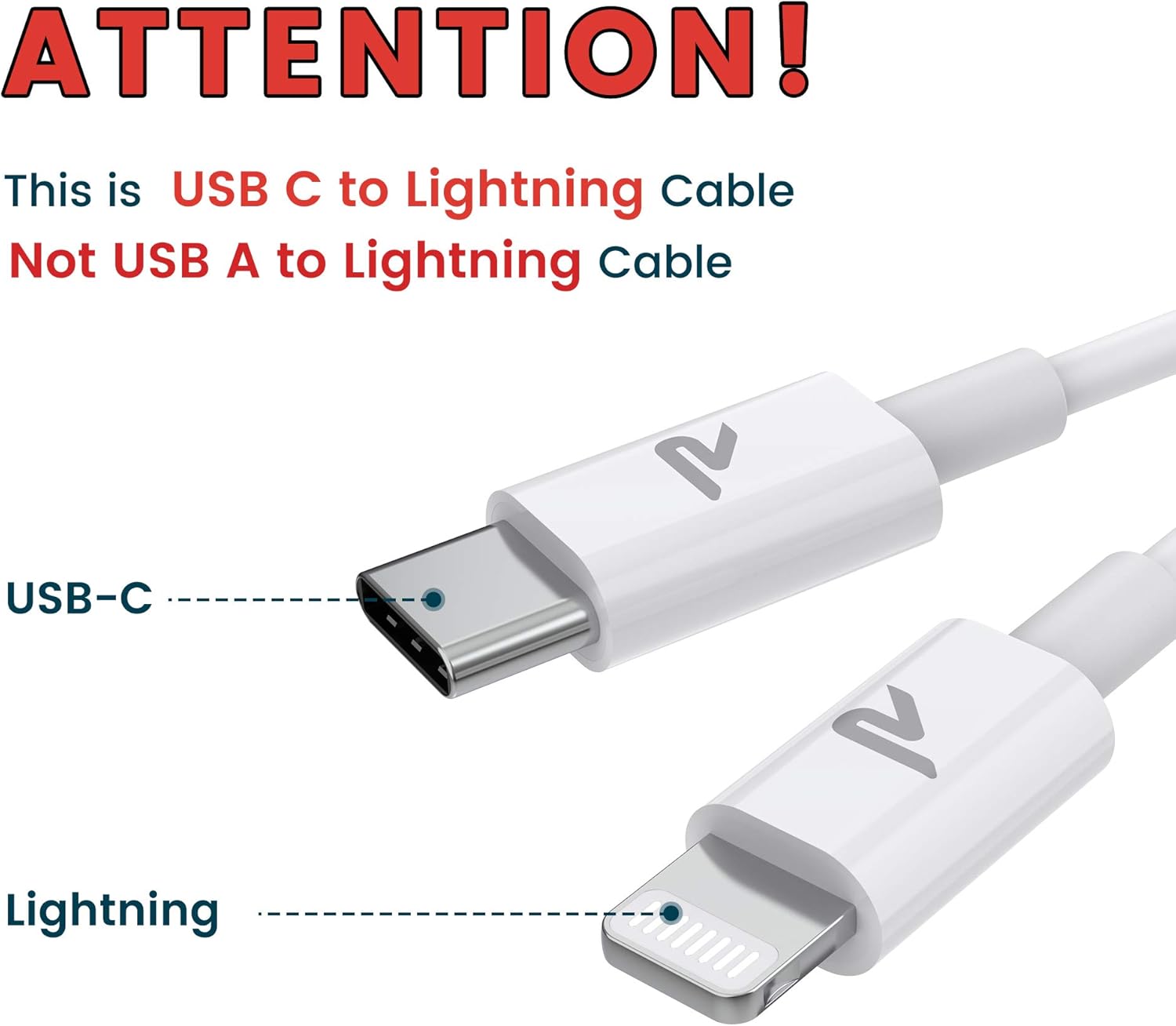 Best Deal Product USB C to Lightning Cable 6.6ft [2 Pack], RAMPOW MFi Certified iPhone Charger Cable - 3A Fast Charge Lightning Cable - Power Delivery for iPhone 12 Pro Max/12 Mini/SE/11/11 Pro/X/XS Max/XR/8, iPad Pro