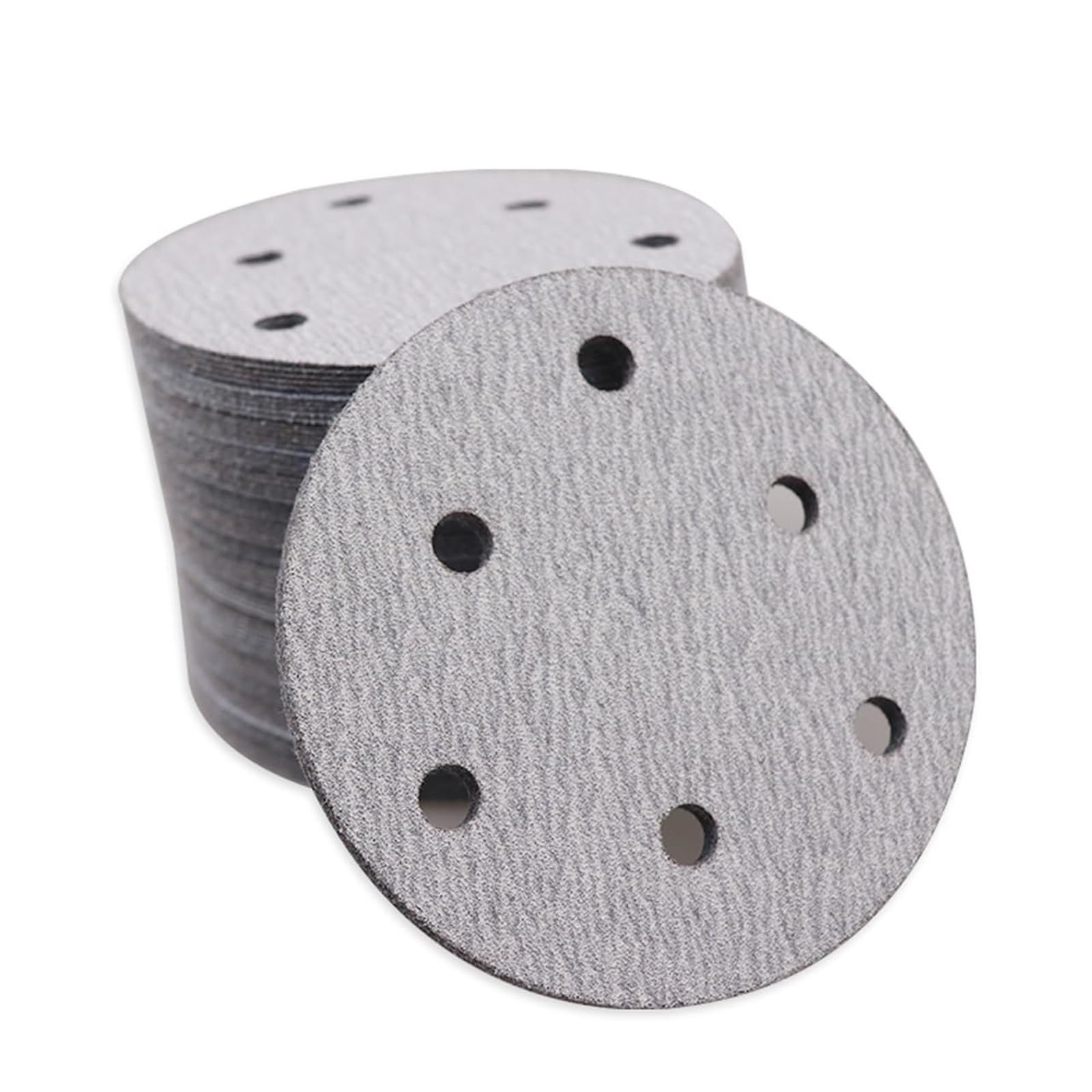 Discos de lijado, discos de lijado, 6 orificios, 8 orificios, almohadillas de discos de lijado, surtido de papel de lija con gancho y bucle de 5 pulgadas for lijadora orbital aleatoria(8 Holes,220grit