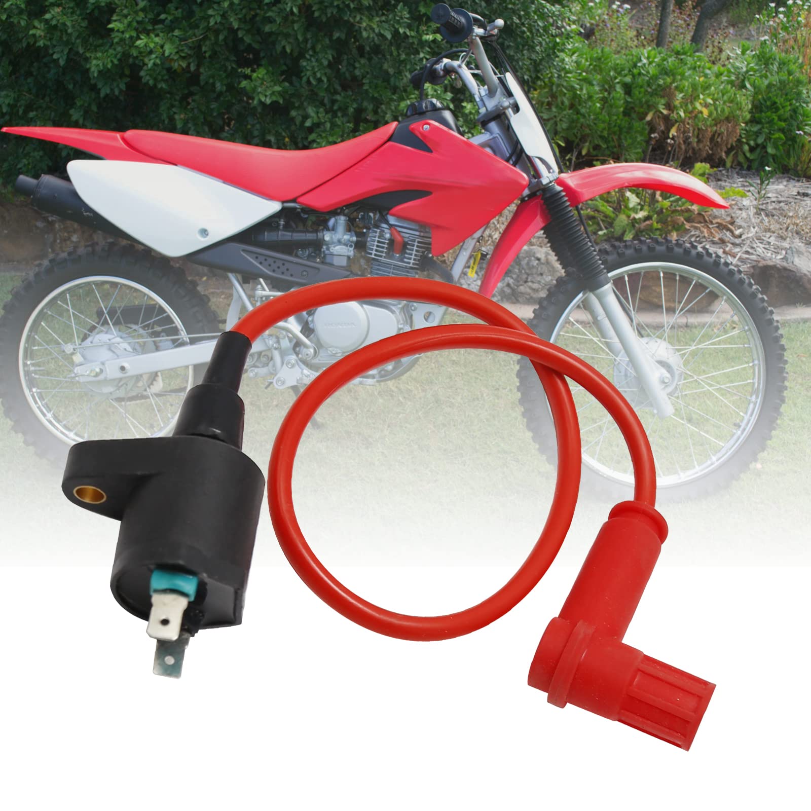 ◇KC125 [B1] 純正イグニッションコイル プラグコード ケーブル 中古
