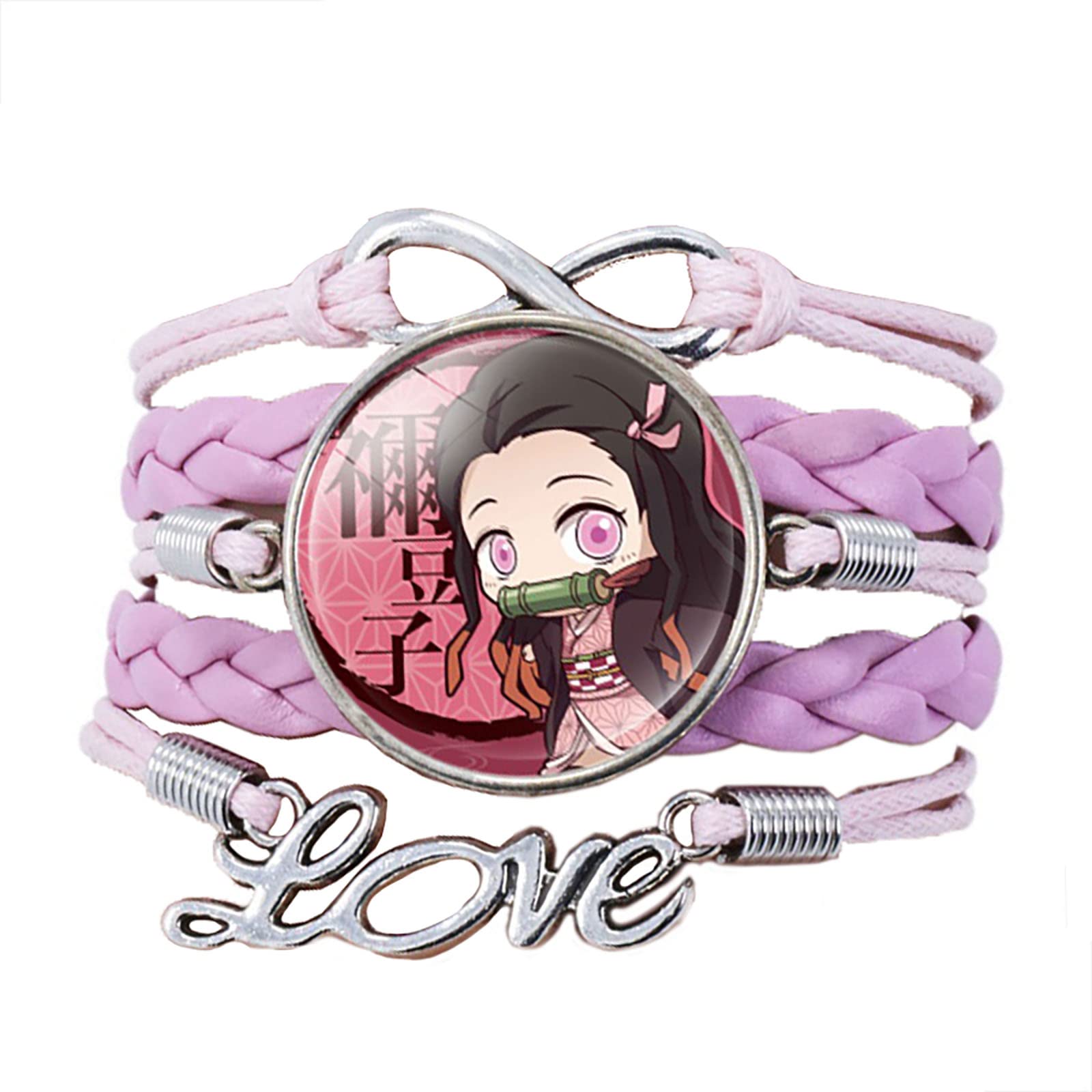Demon Slayer Bracelet Adjustable Gemstone Bracelet Classic Japanese 