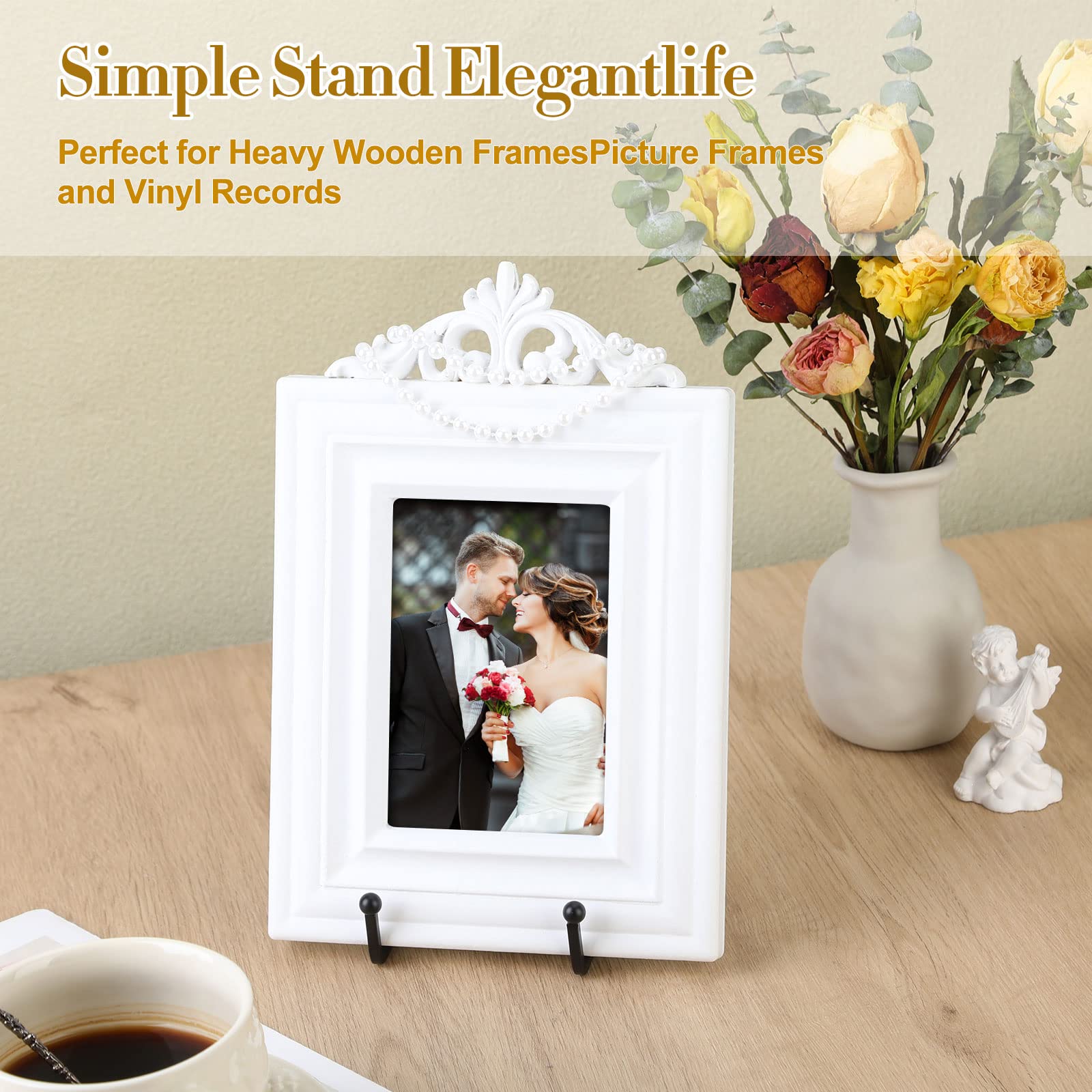 3 Pcs 10.5cm Plate Stands for Display Photo Stand