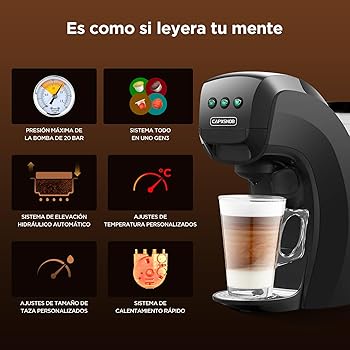 Warriors1 Cafetera Capsula 5en1 Máquina Multicápsula 0,8L4