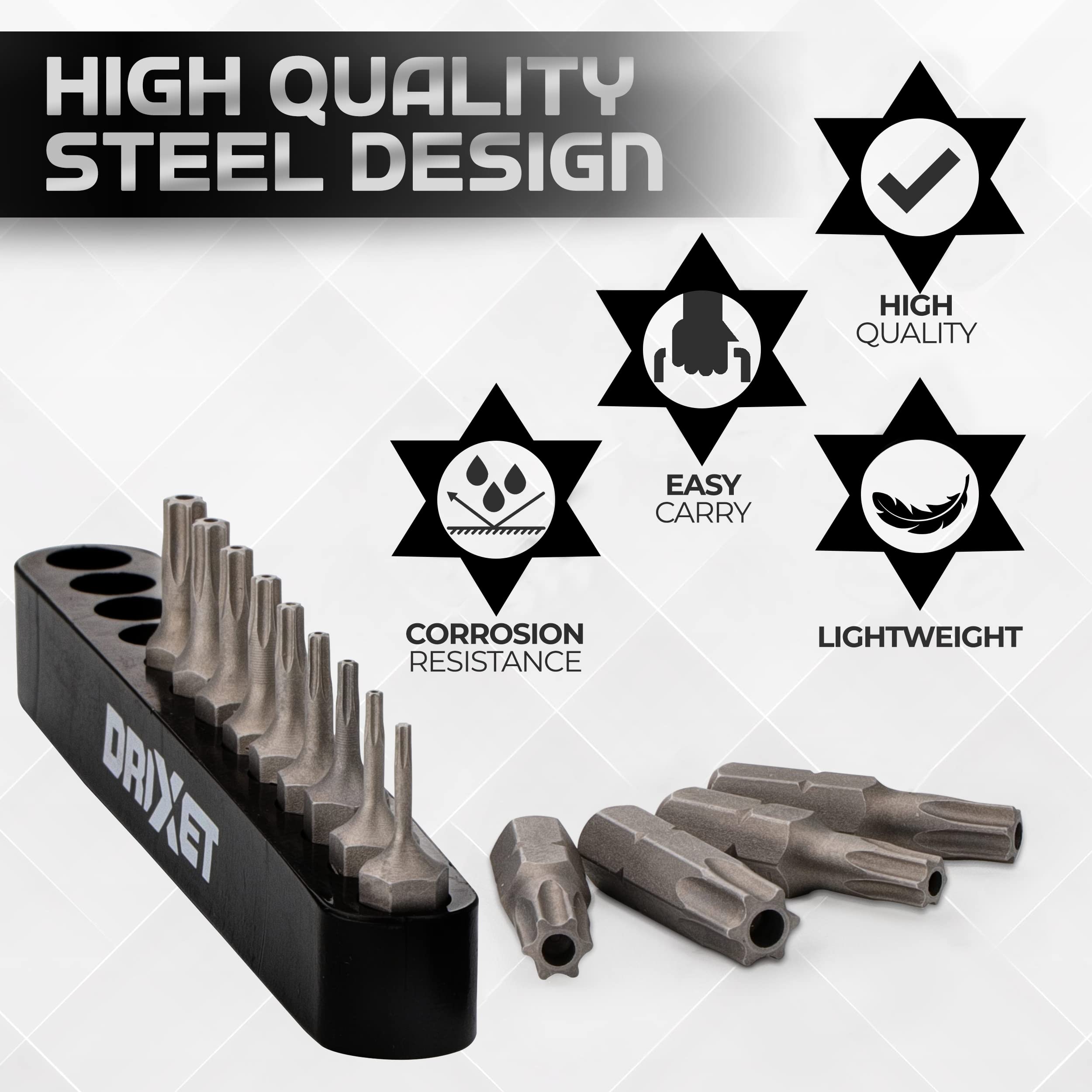 Snapklik.com : Ram-Pro 15Pc Torx Star 6 Point, Security Tamper Proof ...