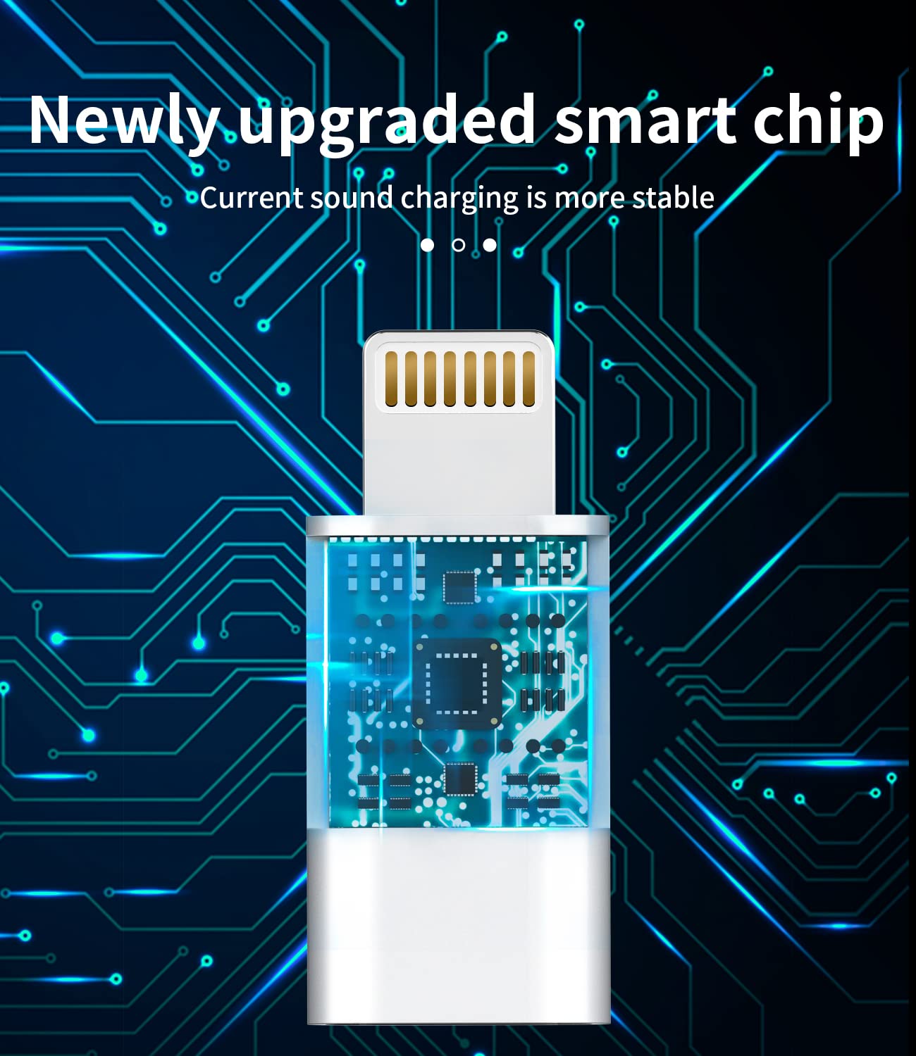 Iphone Dual Lightning Adapter Dongle Charger Headphone Connector