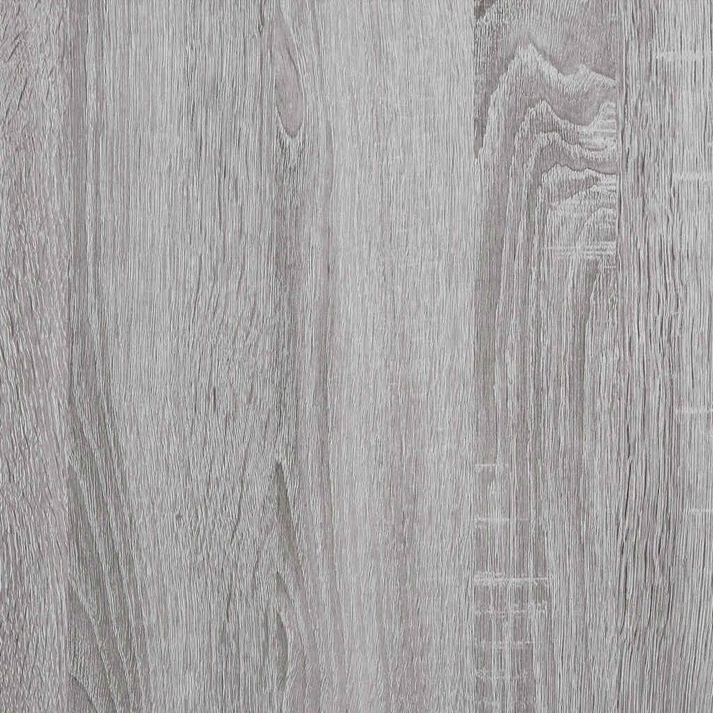 Mueble de TV con Ruedas Madera contrachapada Gris 90x35x35 cm,16.48kg-815259