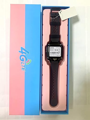 Miniatura 7 de TEZILON Reloj inteligente GPS 4G para niños, seguimiento global en tiempo real, videollamadas y texto Geo-Fence SOS Alerta de emergencia Mensaje de