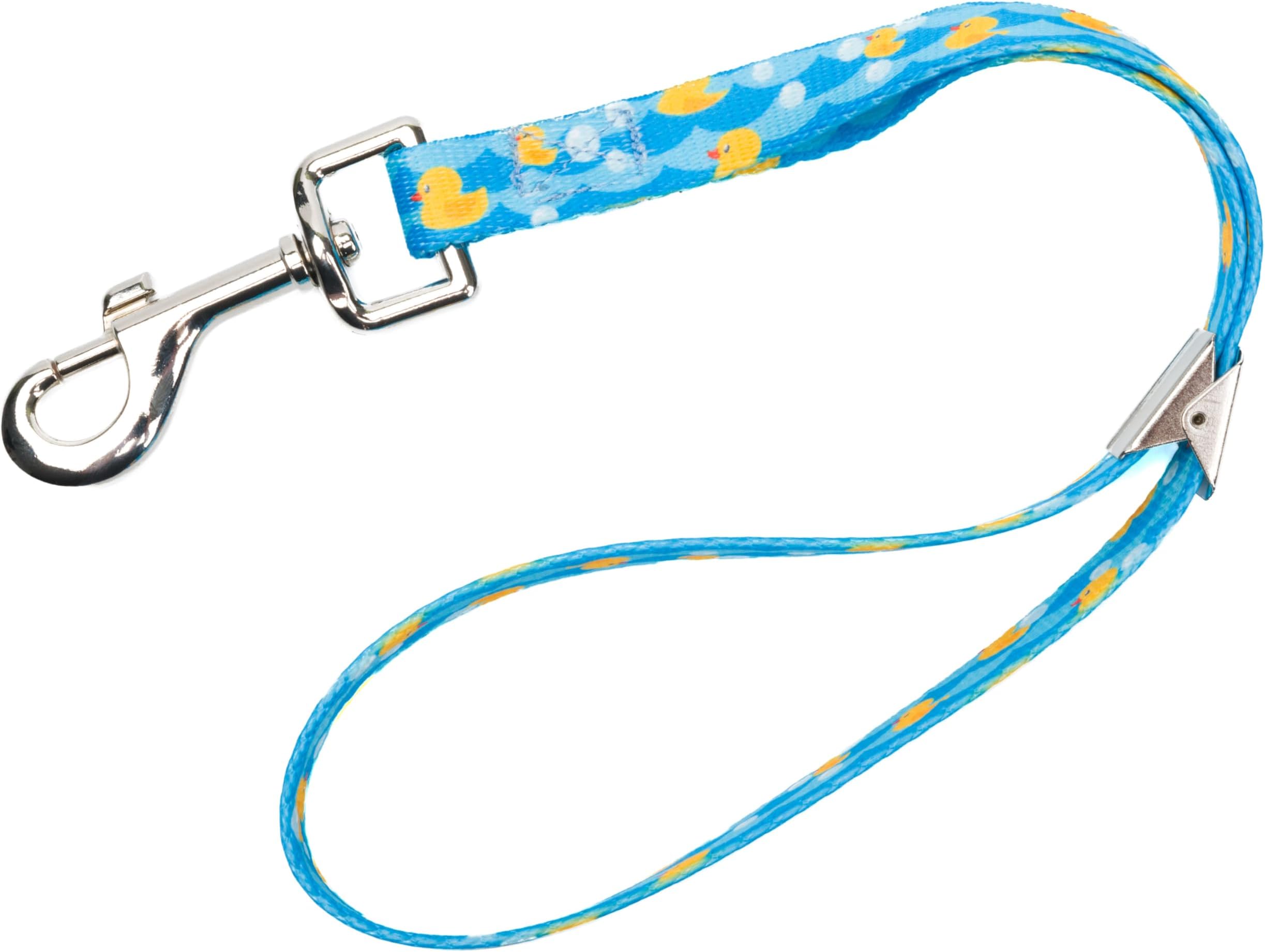 Country Brook Petz - Just Ducky Spring Loaded Grooming Loop Featuring Unique Designs for Any Style (5/8 Inch Wide, 16.5 Inch)