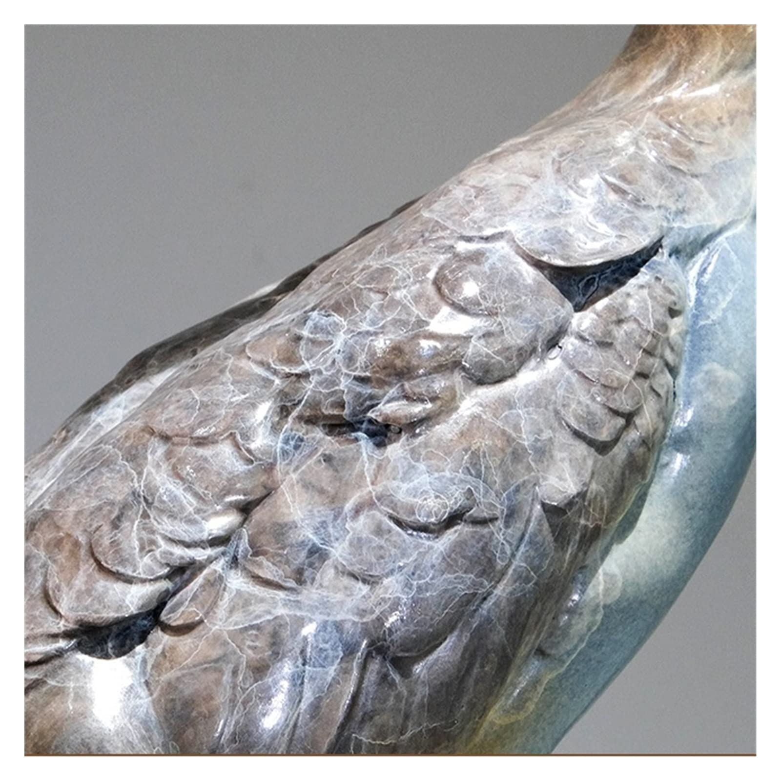 Dekoracje na biurko Mosiężny dźwig przedpokoju Ornament dekoracje domu chińskie rzemiosło Tabletop Home Art Sculpture Akcesoria do biurka domowego