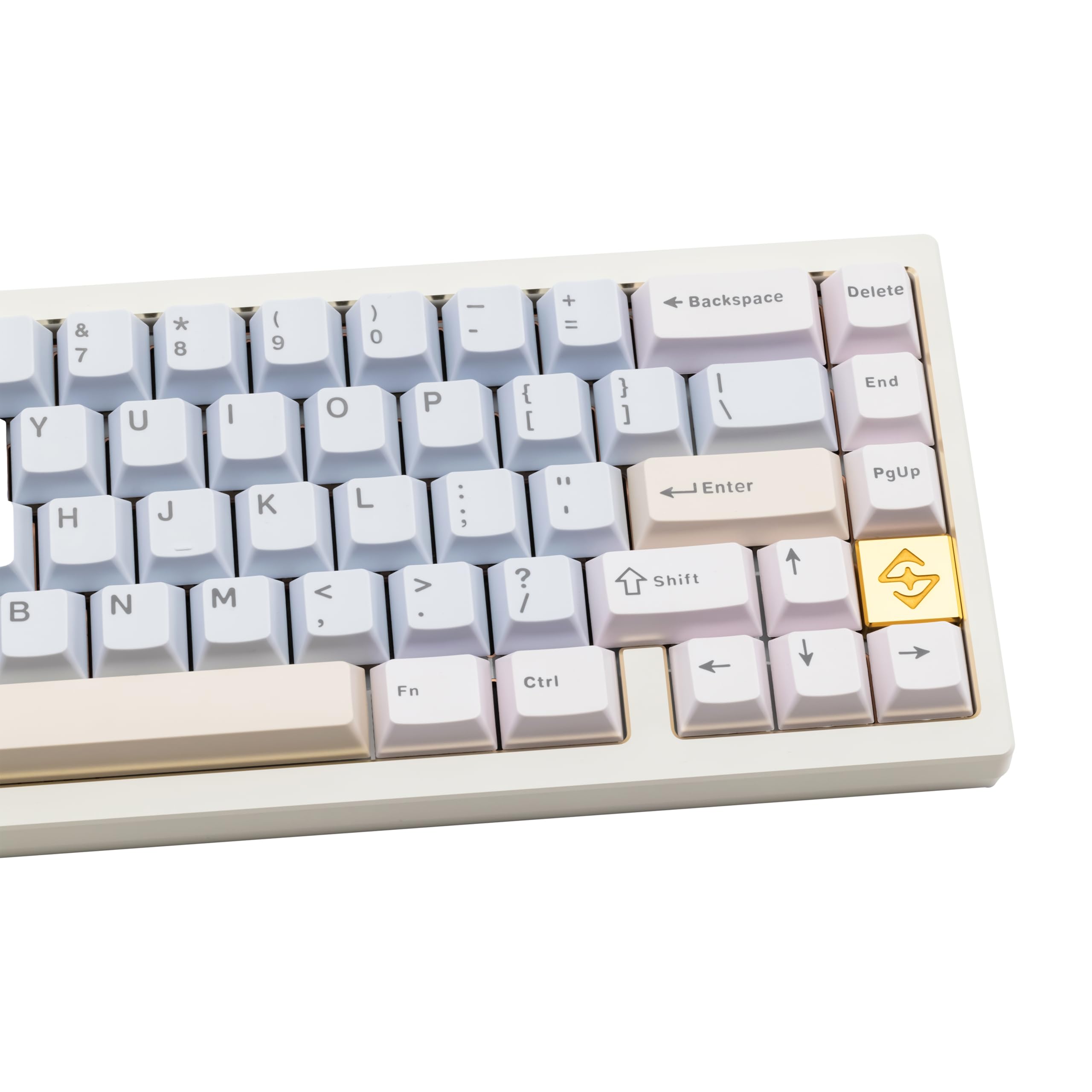 WOBKEY zen65 ultraホワイト WOBKEY Zen65 Ultra - White Keyboard · Milktooth