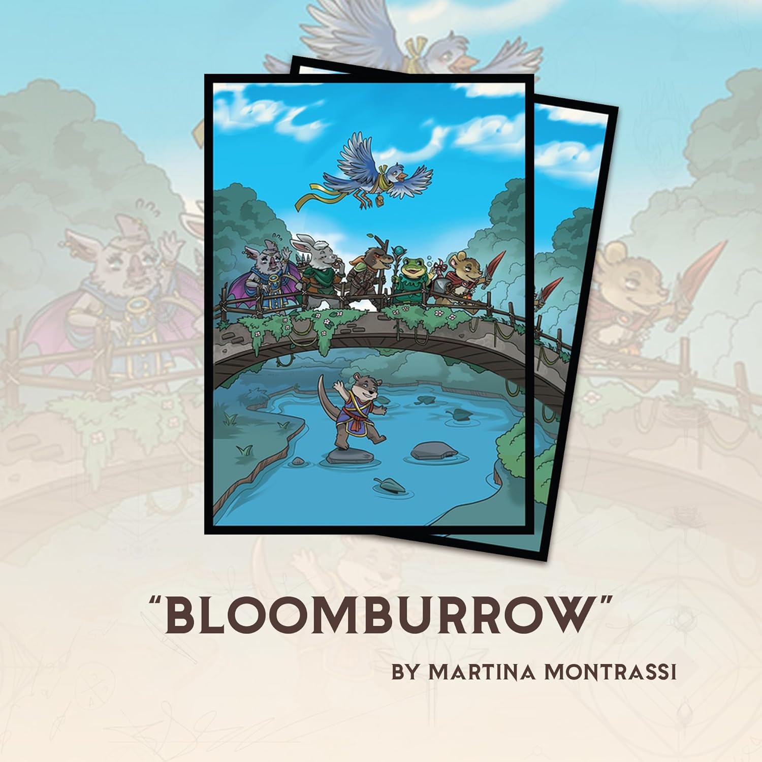 Bloomburrow MTG Card Sleeves (Smooth) - 104 Count Standard Size TCG Sleeves - Compatible with Magic The Gathering - Double Sleeving - Original Art Design