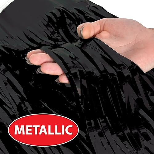 Miniatura 3 de Cortina colgante con flecos metálicos para decoración de fiestas