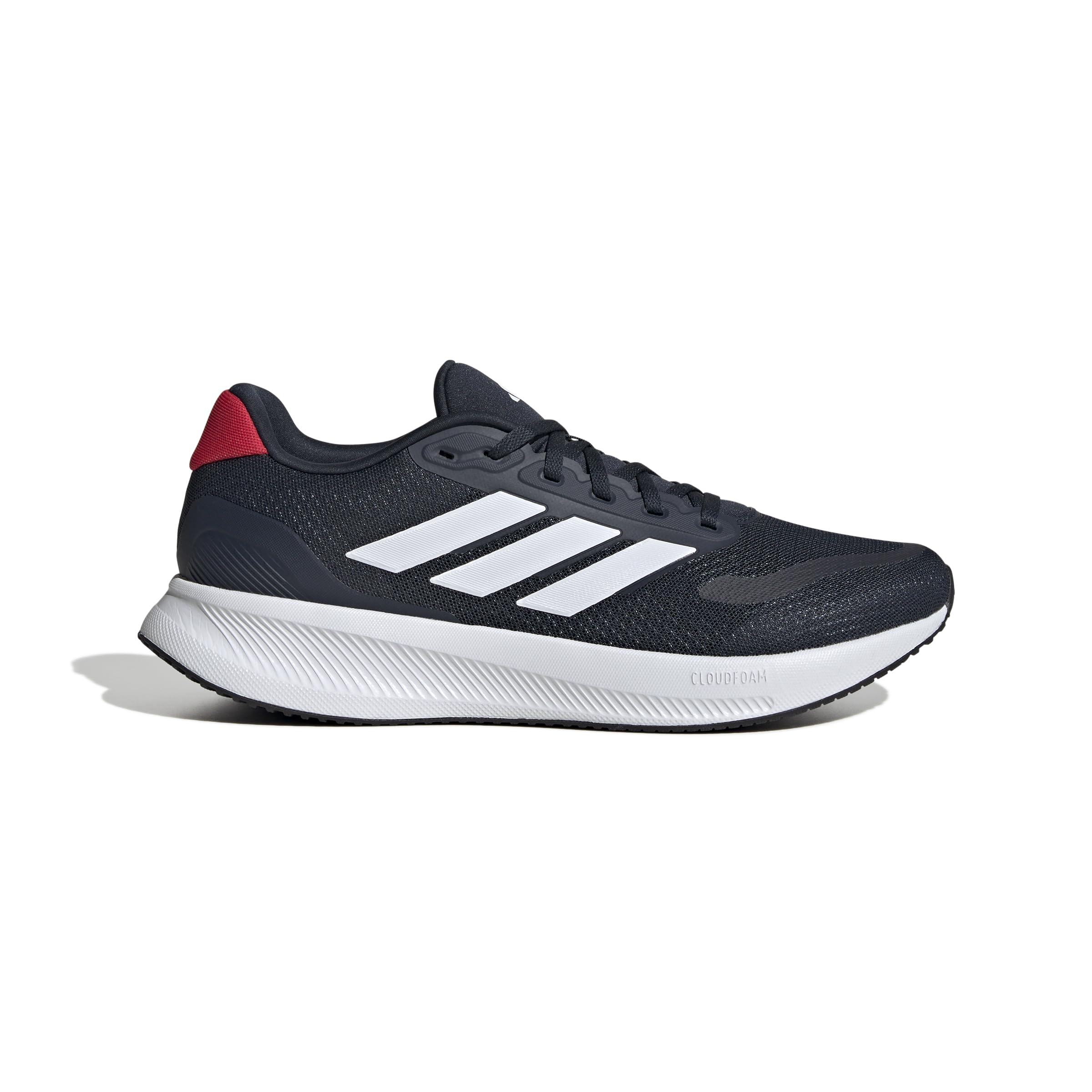 adidas Herren Runfalcon 5 Running Shoes, Aurora Ink/FTWR White/Pure Ruby, 44 EU