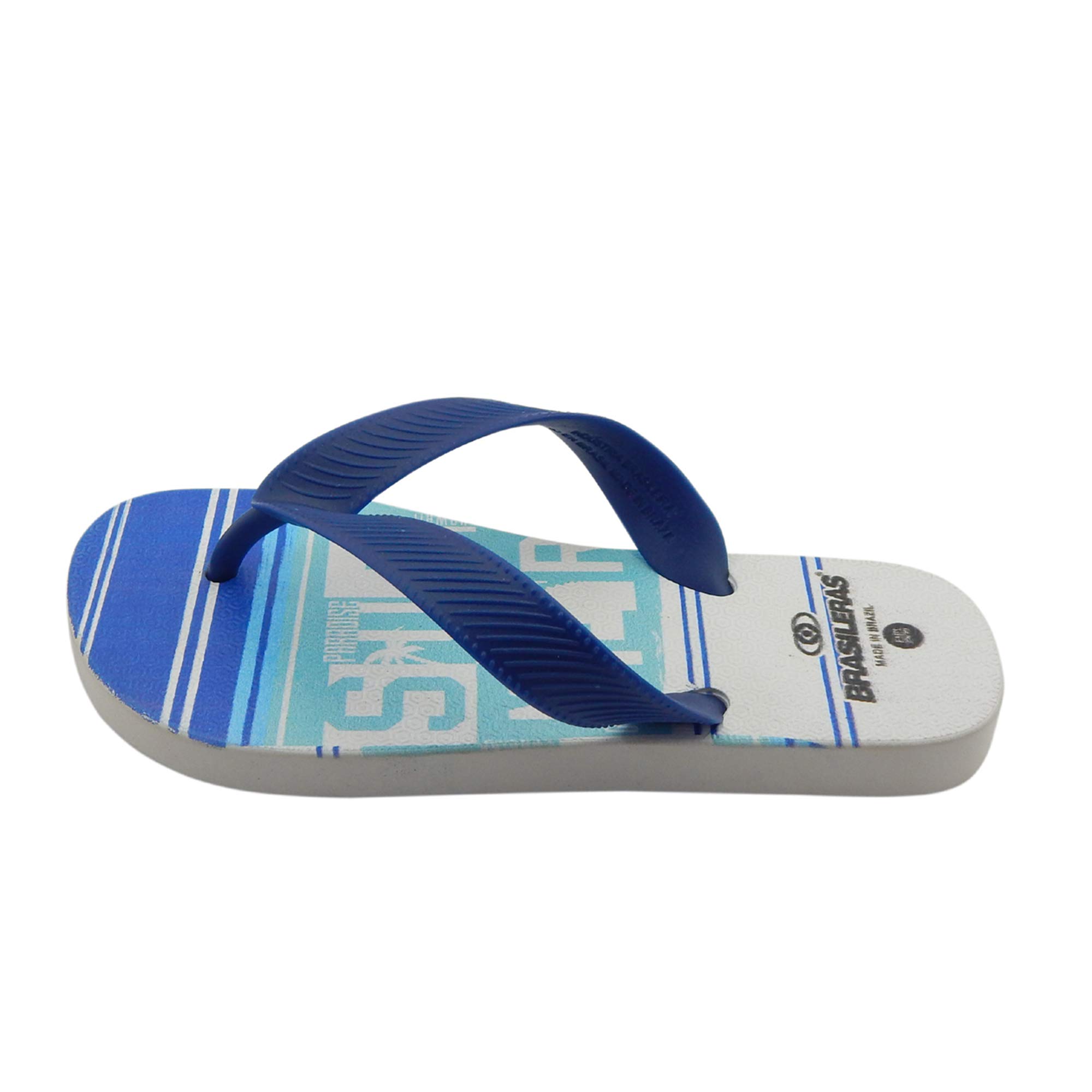 BRASILERAS - Chanclas de Playa y Piscina - Summer - Flip Flop de Suela Antideslizante - para niños - Tallas 27 al 34 EU - Hechas en Brasil