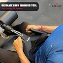 Leeway LAT Pulldown Bar Set of 5 | MAG Grip Attachment for Home Gym Cable Machine | Wide, Middle, Narrow Handle for Back, Tricep Pushdown and Bicep | Gym Cable Attachment Handles | LAT Pull Down Grip gallery image