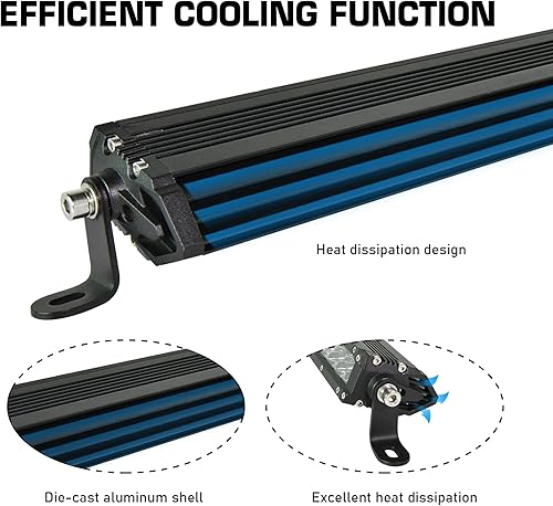 Miniatura 5 de Barra de luz LED de 32 pulgadas de 150 W, luces todoterreno de 150 W, haz de inundación, luz antiniebla, luces LED de parachoques para camiones de