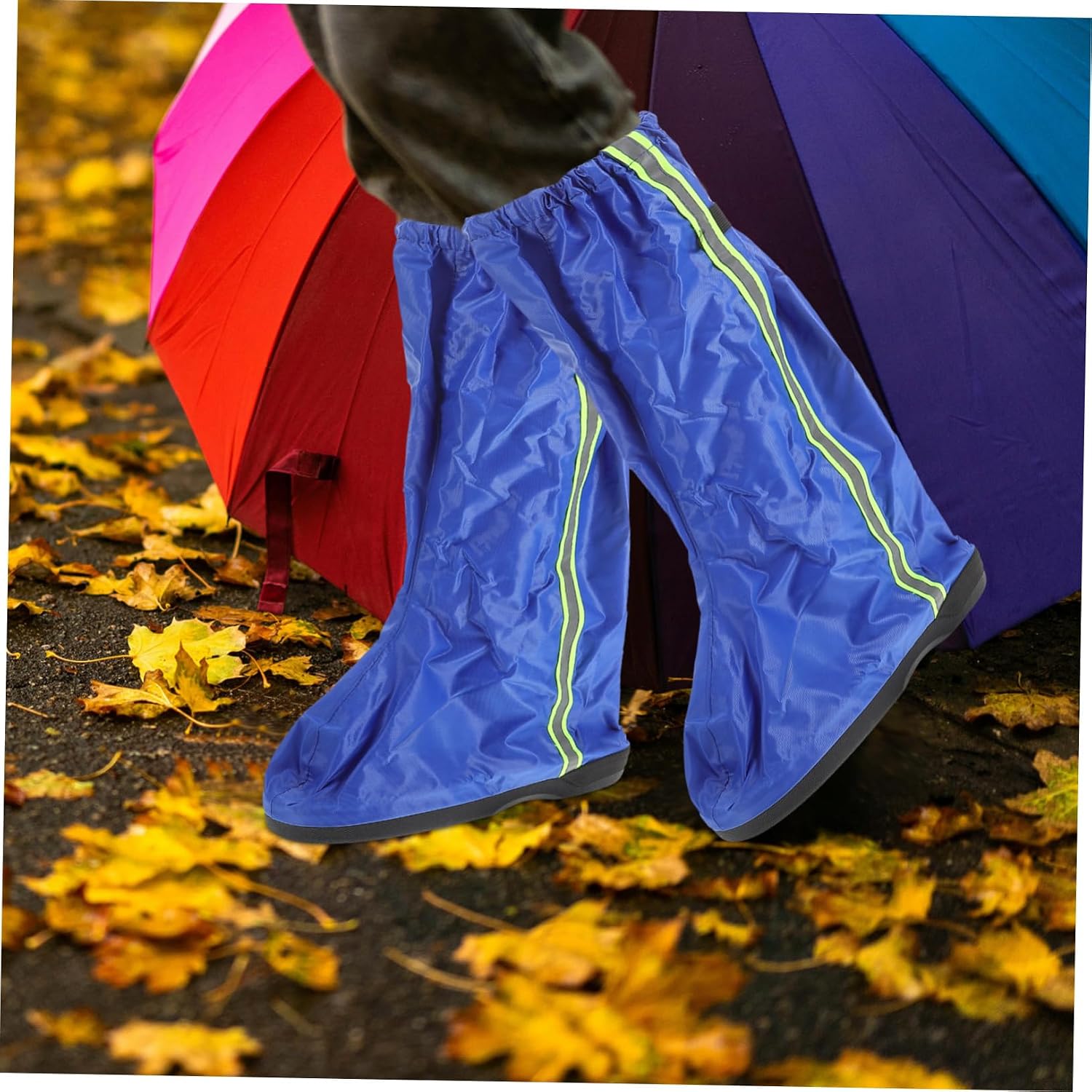 Toddmomy 1pair Gaiters for Rainy Days Shoe Covers Zipper - Design Rain Shoe Protector for Outdoor Travel and Hiking