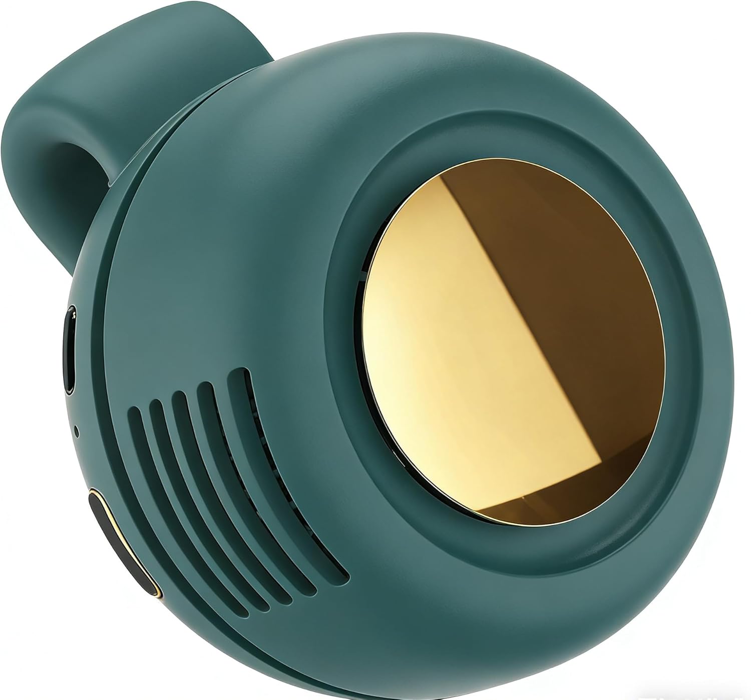 2026 New Bladeless Neck Fan, Portable Silent Mini Clip-On Fan, 3-Speed USB Rechargeable, Hands-Free for Outdoor, Office, Travel, Gym (Green)