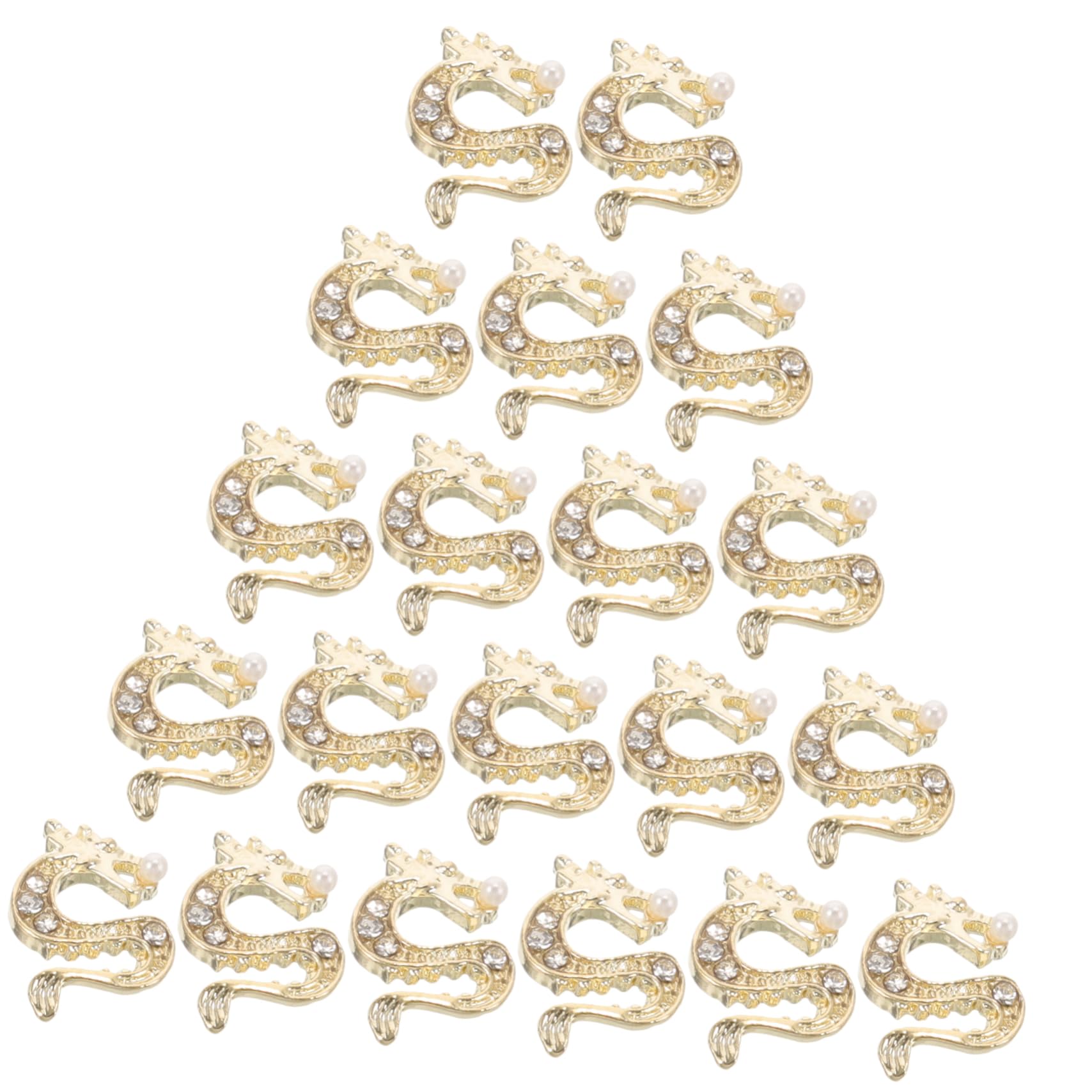 VALICLUD 4 Set Piccole Gemme Di Nail Art Fascino Ciondoli Per Unghie Per Unghie Da Donna Ornamenti Per Manicure Decorazione Per Unghie Decorazioni Per Unghie Strass D'oro 50 Pezzi*4