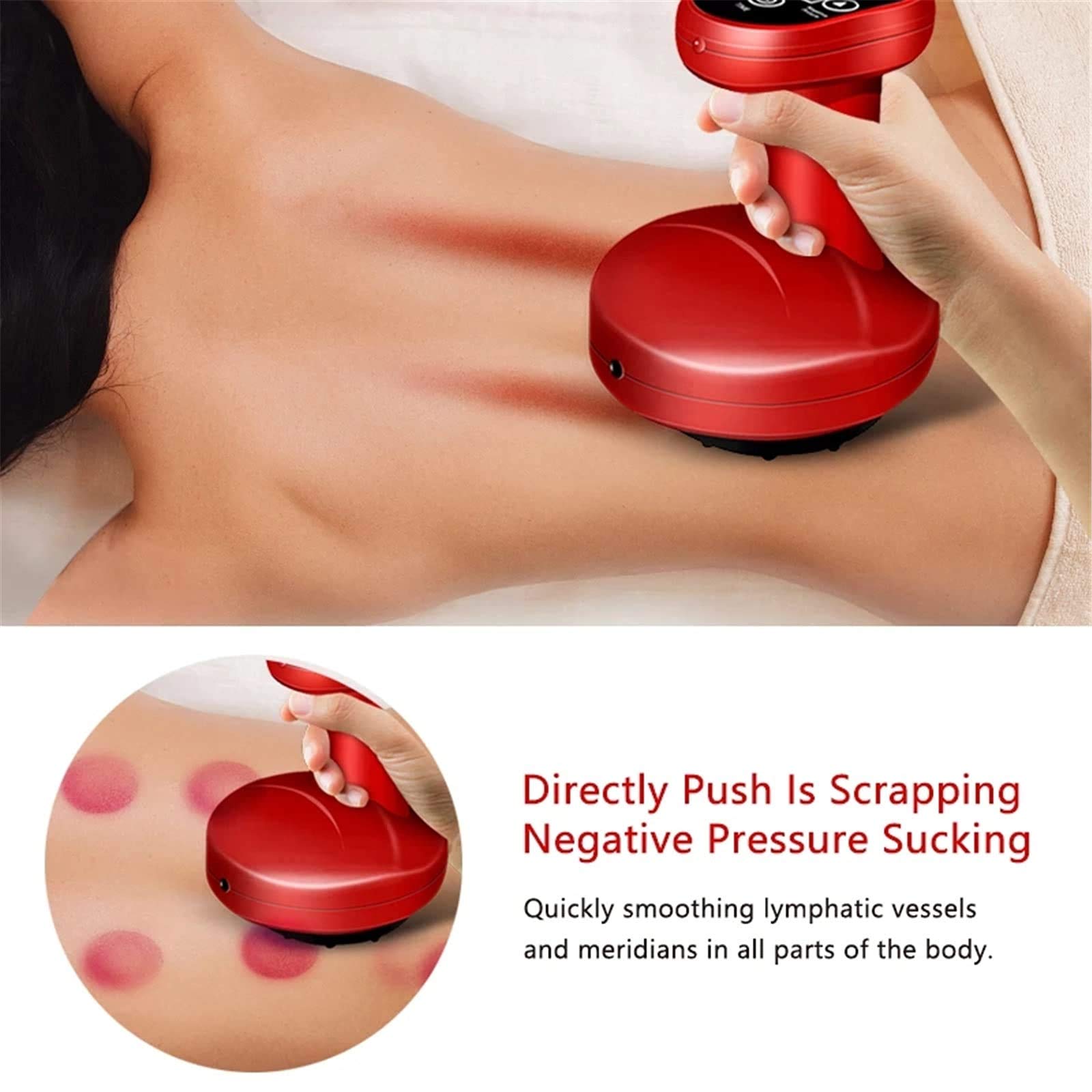 Rechargeable 9-Grade Electric Cupping Therapy Set, Upgrade Gua Sha Scraping Massager, 2 in 1 Multifunction Cupping Sets and Gua Sha Electric for Body